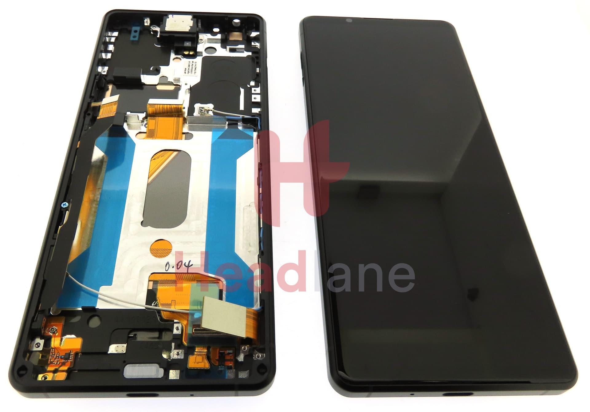 Sony XQ-BC52 XQ-BC62 Xperia 1 III LCD Display / Screen + Touch - Black - view 3