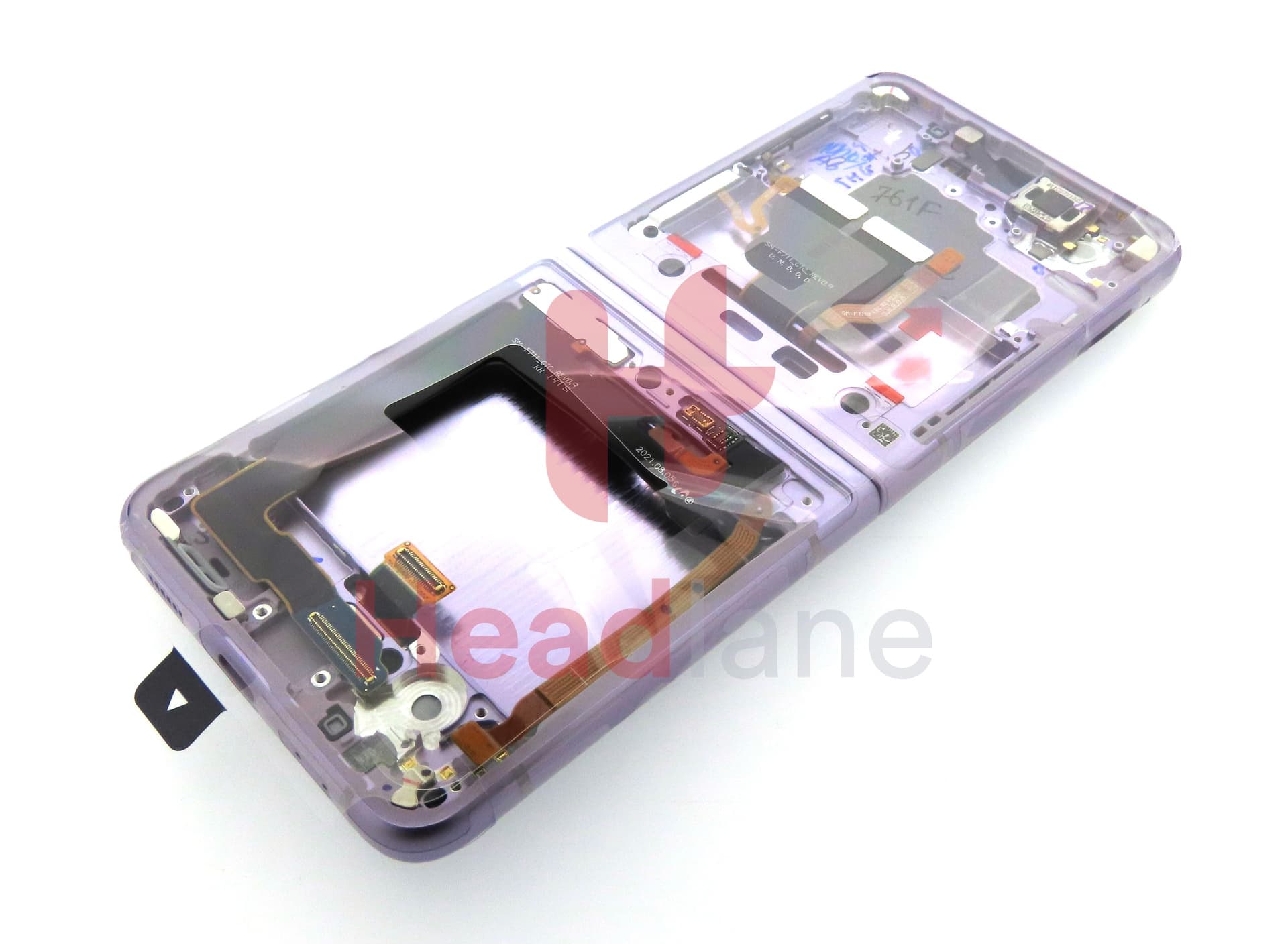 Samsung SM-F711 Galaxy Z Flip3 5G LCD Display / Screen + Touch - Lavender (No Camera) - view 2