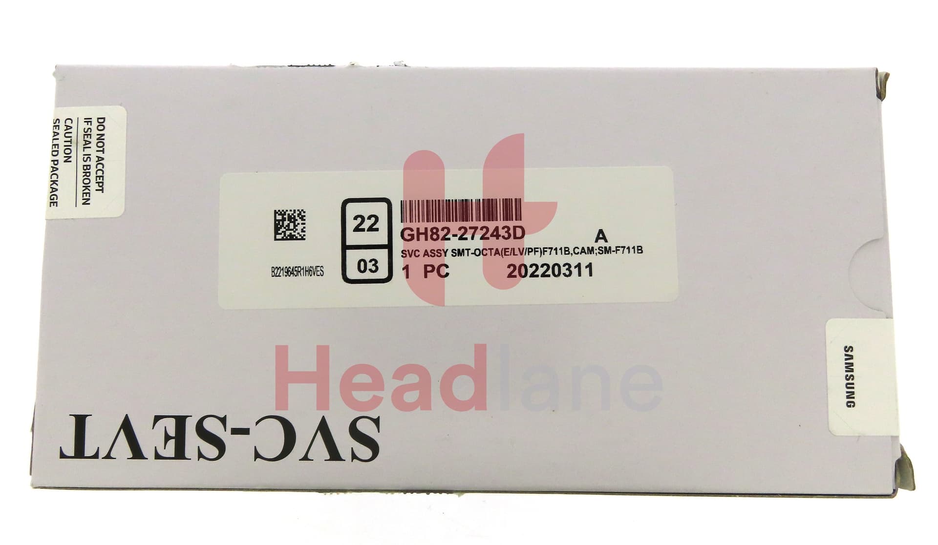 Samsung SM-F711 Galaxy Z Flip3 5G LCD Display / Screen + Touch - Lavender (No Camera) - view 4