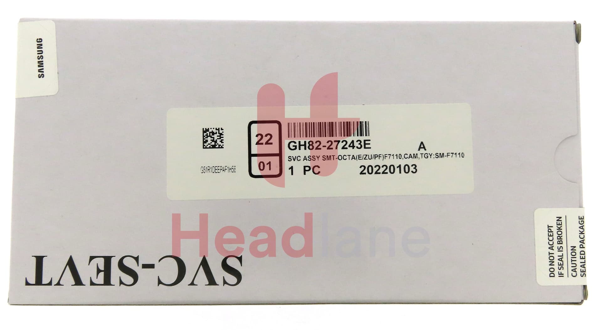 Samsung SM-F711 Galaxy Z Flip3 5G LCD Display / Screen + Touch - Bespoke Silver (No Camera) - view 4