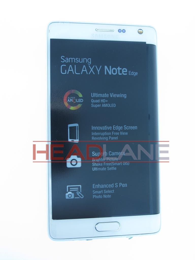 Samsung SM-N915 Galaxy Note Edge LCD Display / Screen + Touch - White - view 2