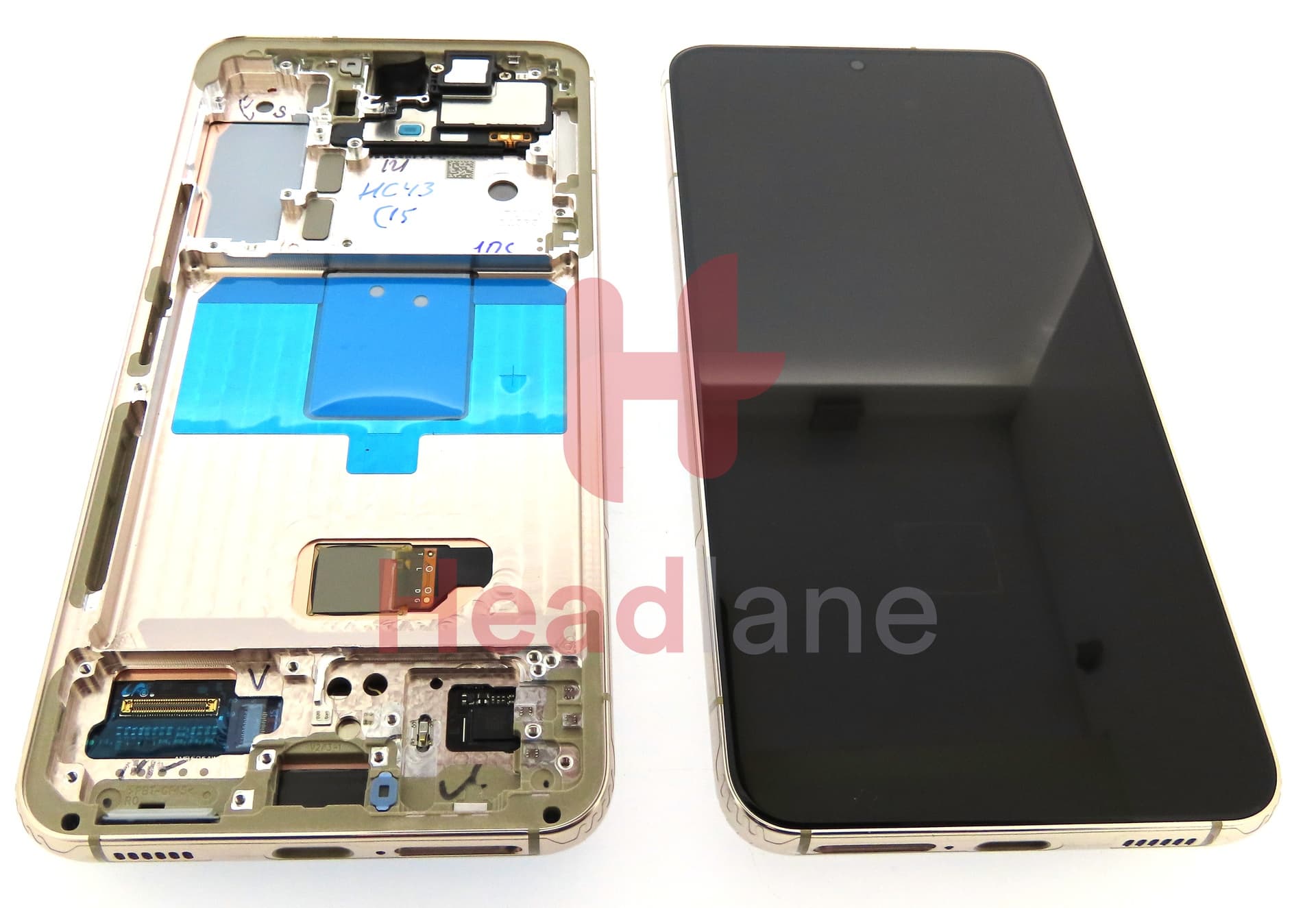 Samsung SM-S901 Galaxy S22 LCD Display / Screen + Touch - Violet - view 3