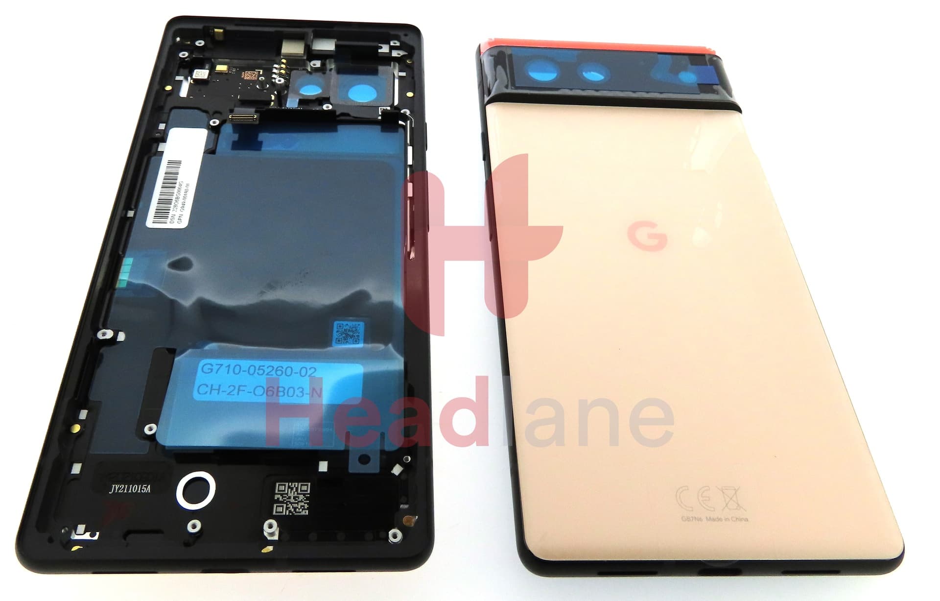 Google Pixel 6 Back / Battery Cover - Kinda Coral - view 3