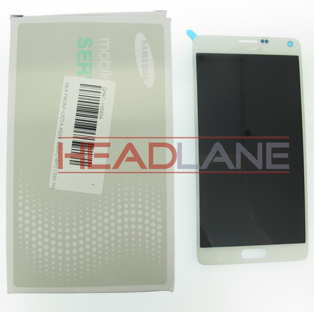 Samsung SM-N910 Galaxy Note 4 LCD Display / Screen + Touch - White - view 2