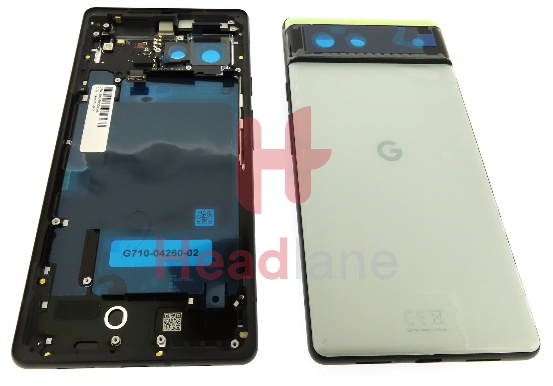 Google Pixel 6 Back / Battery Cover - Sorta Seafoam - view 3