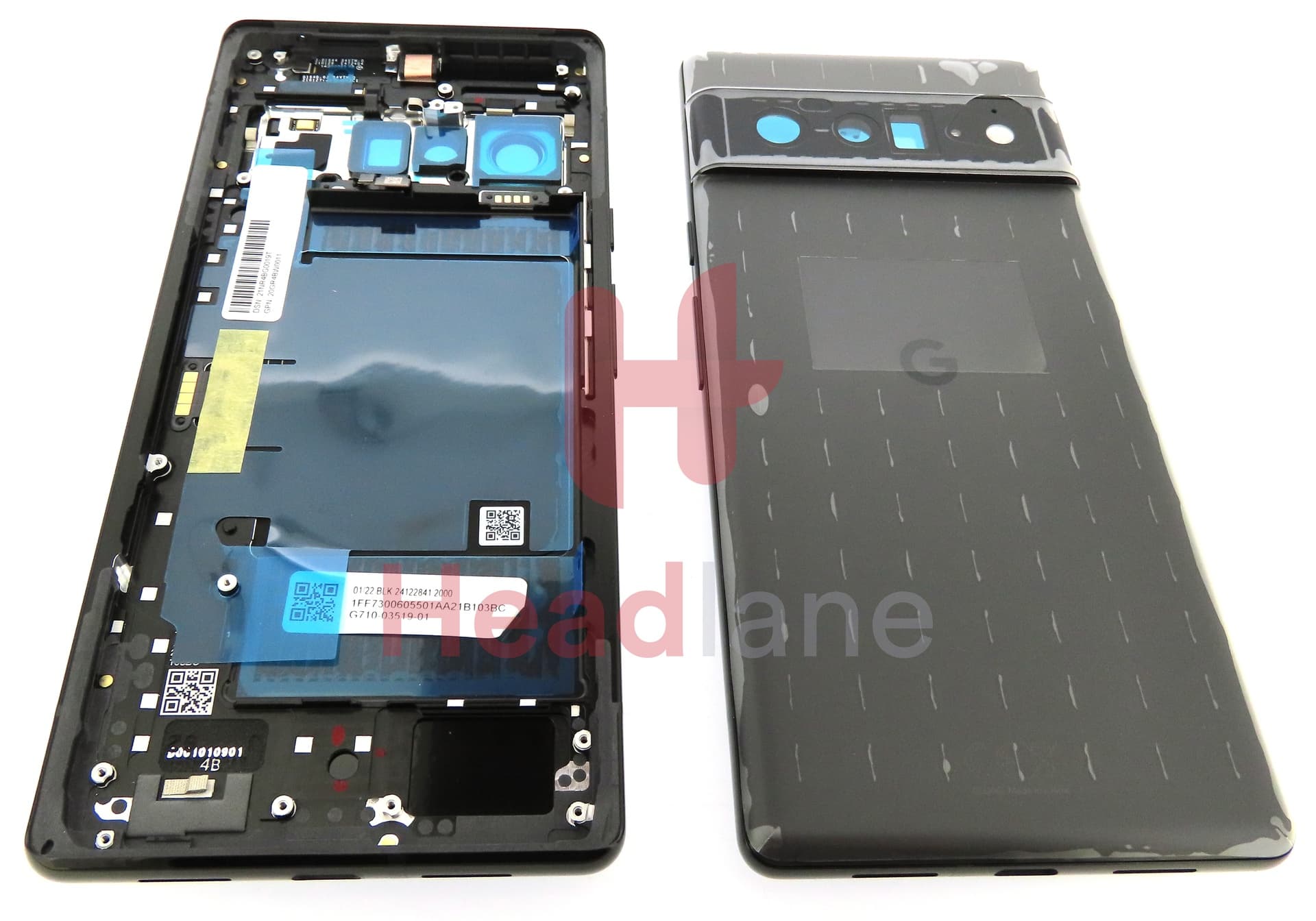 Google Pixel 6 Pro Back / Battery Cover - Stormy Black - view 2