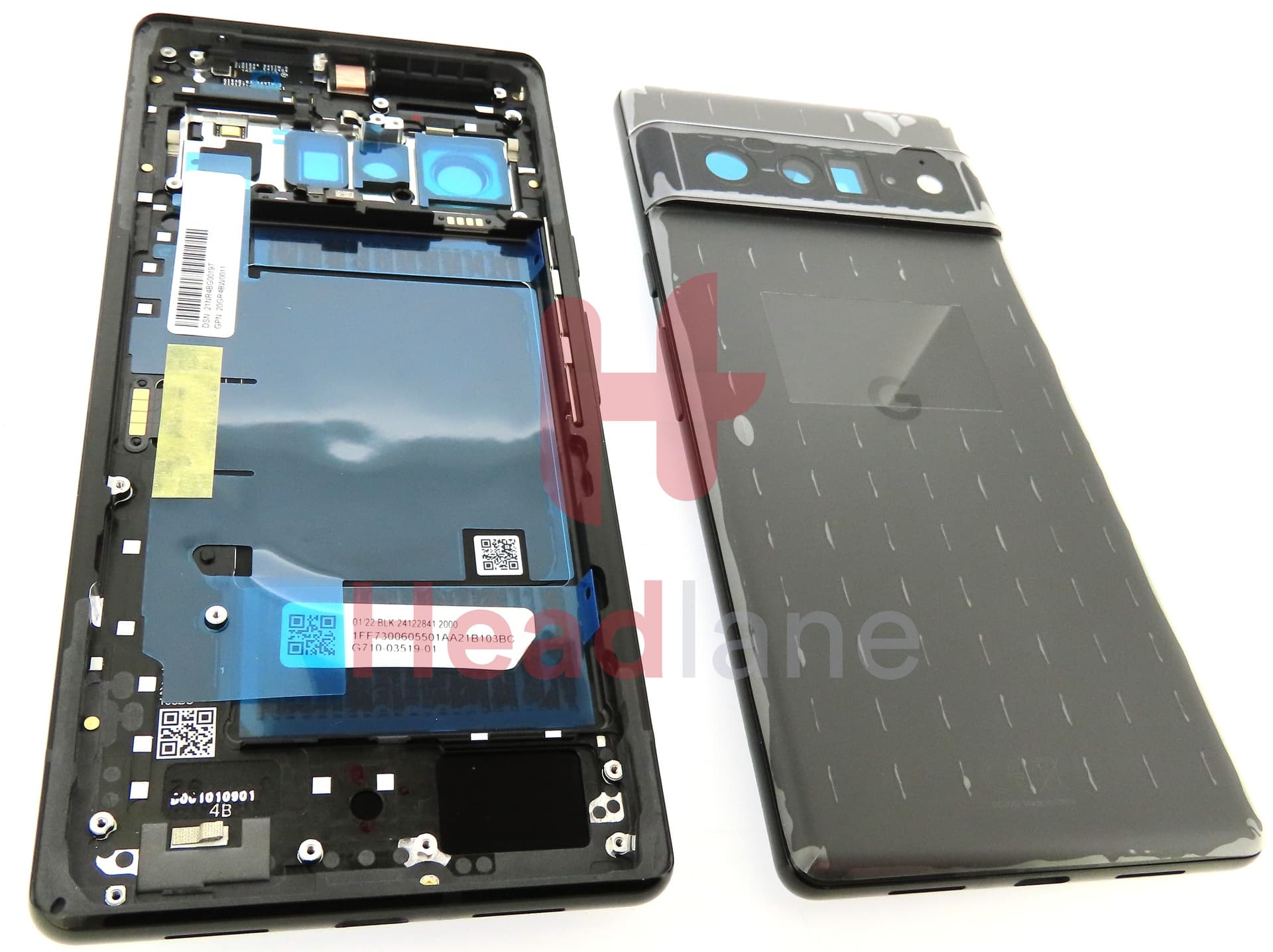 Google Pixel 6 Pro Back / Battery Cover - Stormy Black - view 3