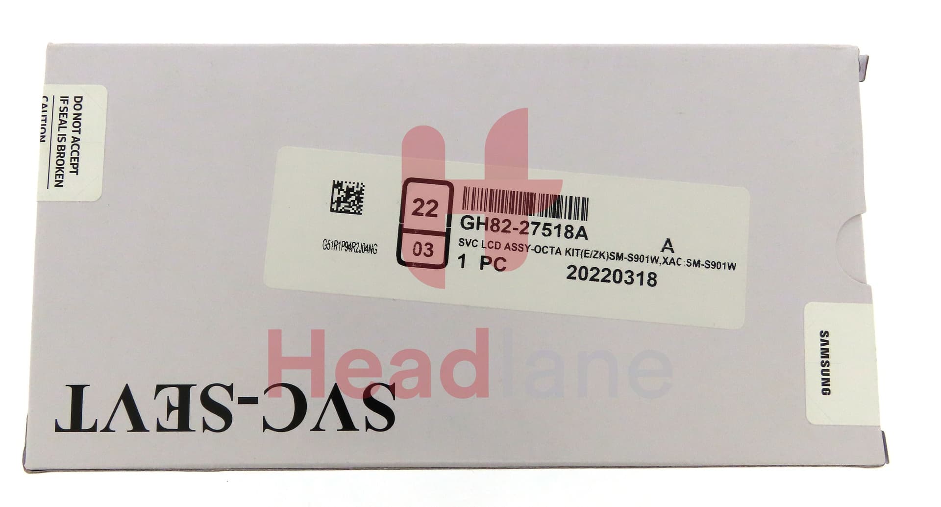 Samsung SM-S901 Galaxy S22 LCD Display / Screen + Touch + Battery - Phantom Black - view 4