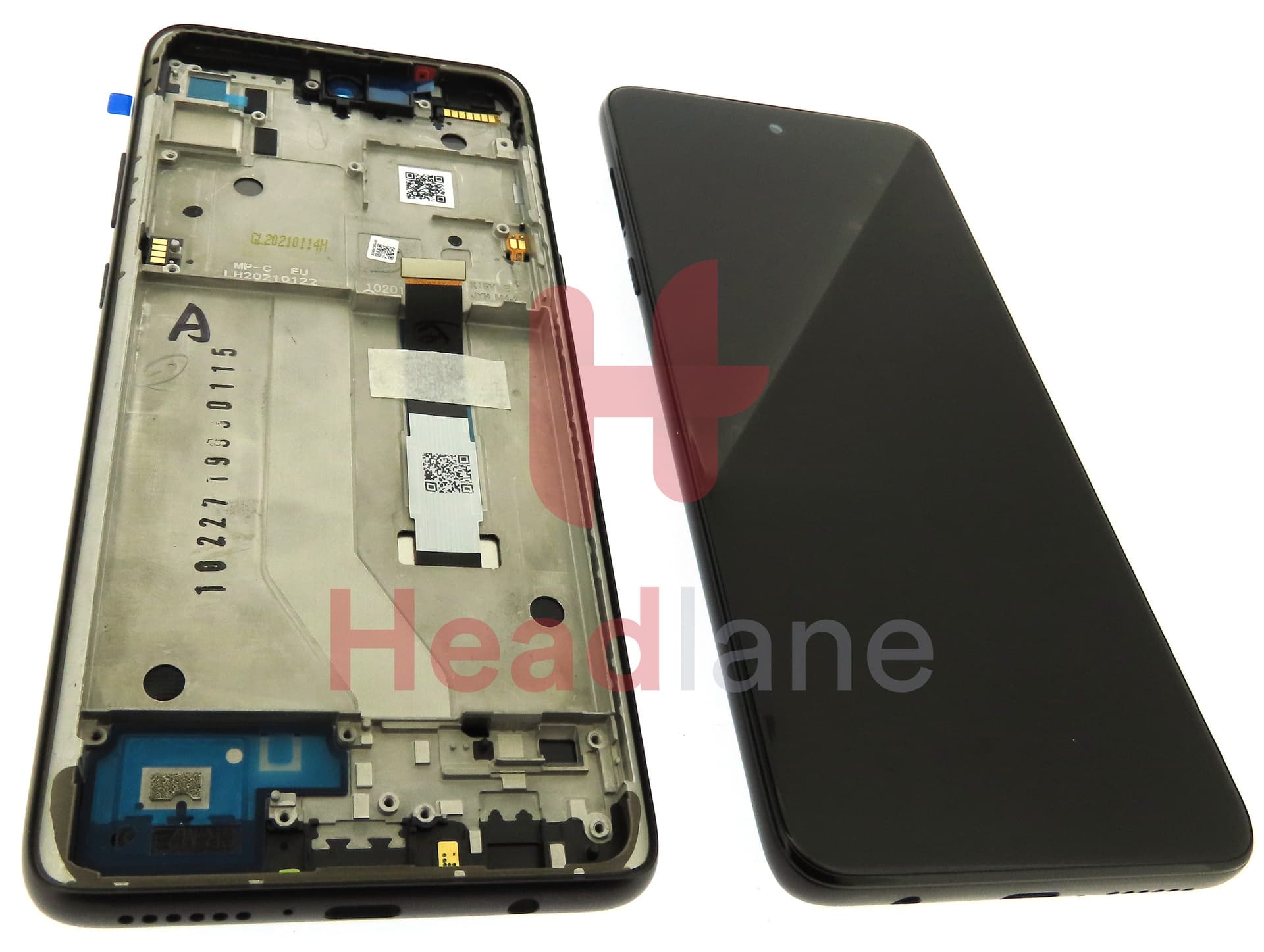 Motorola XT2113 Moto G 5G LCD Display / Screen + Touch - Grey - view 2