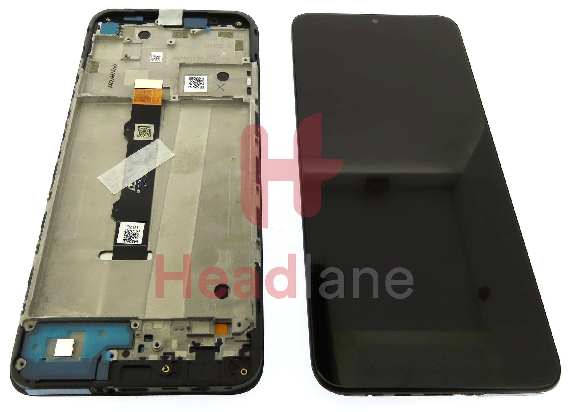 Motorola XT2137 Moto G50 LCD Display / Screen + Touch - Grey - view 3