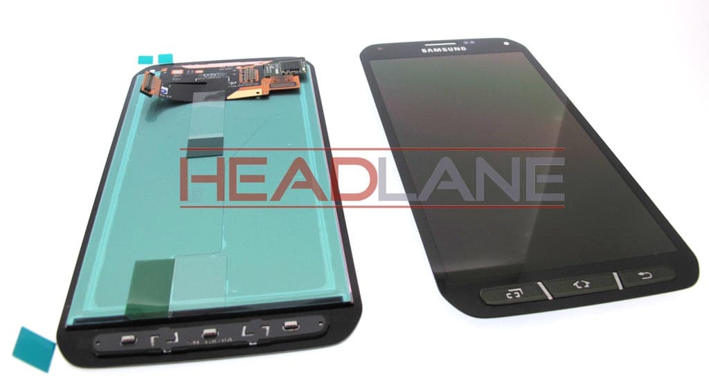 Samsung SM-G870 Galaxy S5 Active LCD Display / Screen + Touch - Green - view 3