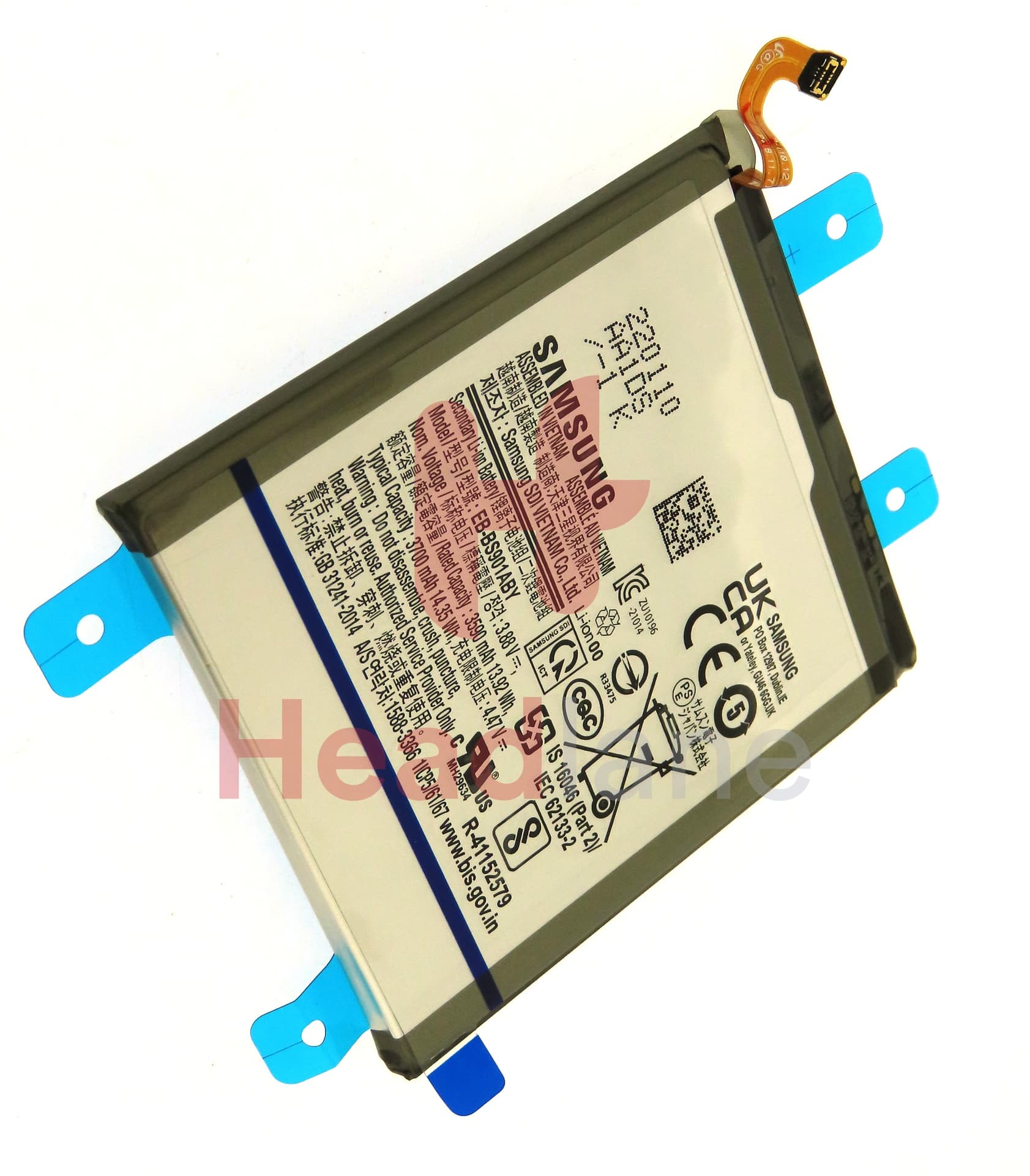 Samsung SM-S901 Galaxy S22 EB-BS901ABY Battery - view 2