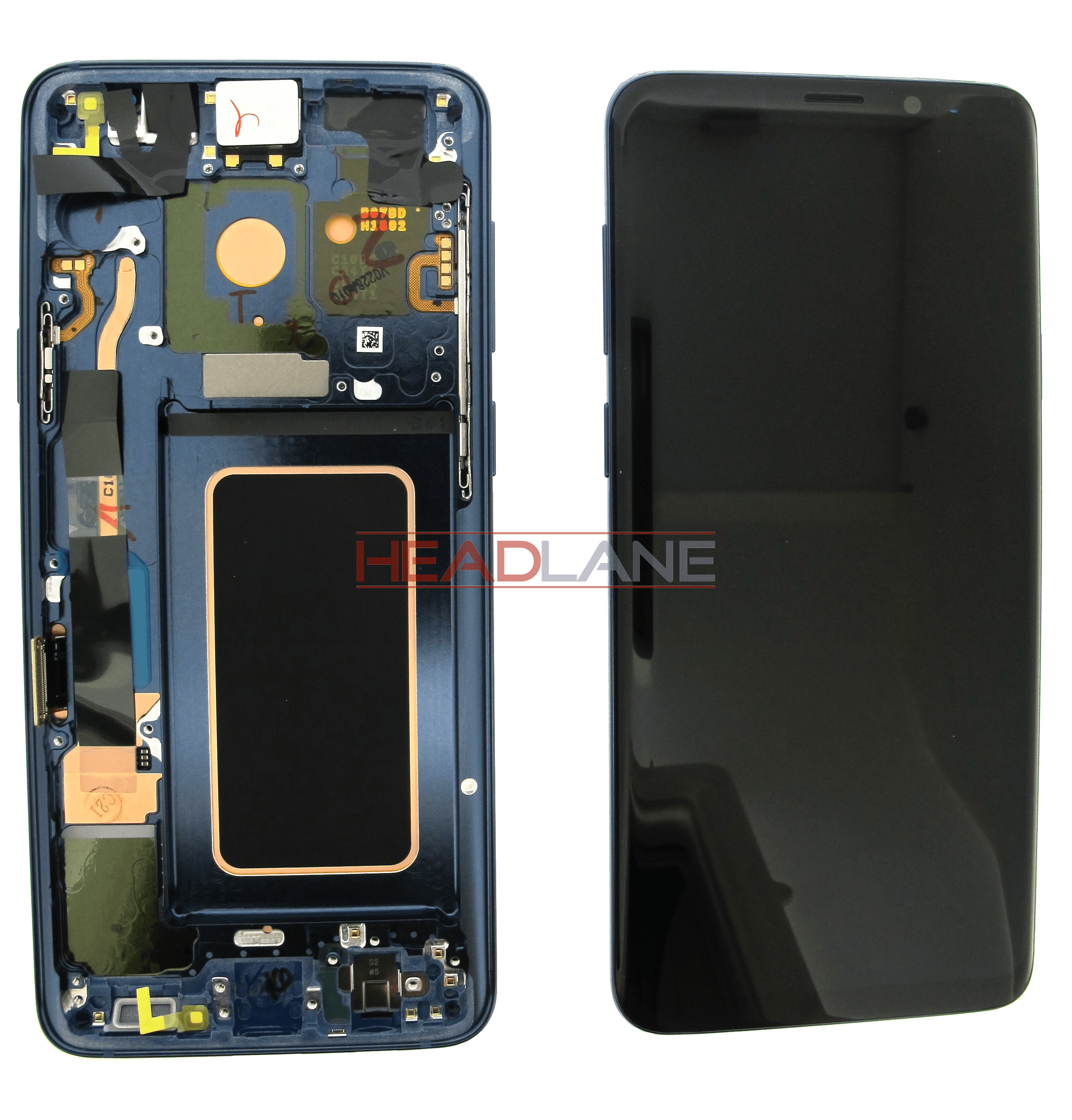 Samsung SM-G965F Galaxy S9+ LCD Display / Screen + Touch - Blue - view 2