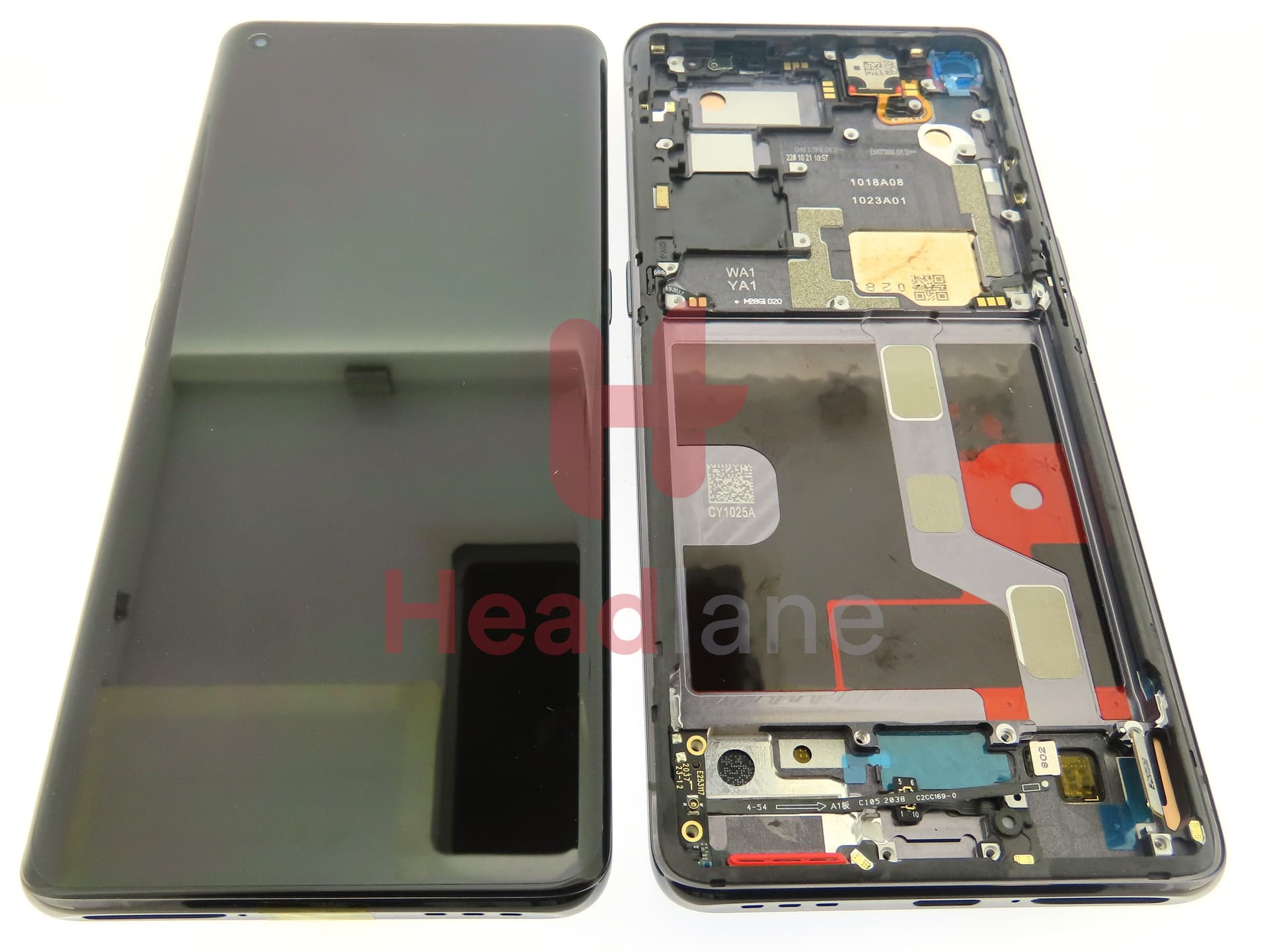 Oppo CPH2025 Find X2 Pro LCD Display / Screen + Touch - Black - view 2