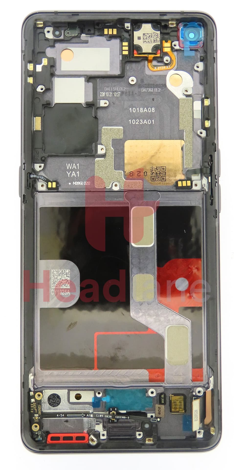 Oppo CPH2025 Find X2 Pro LCD Display / Screen + Touch - Black - view 3