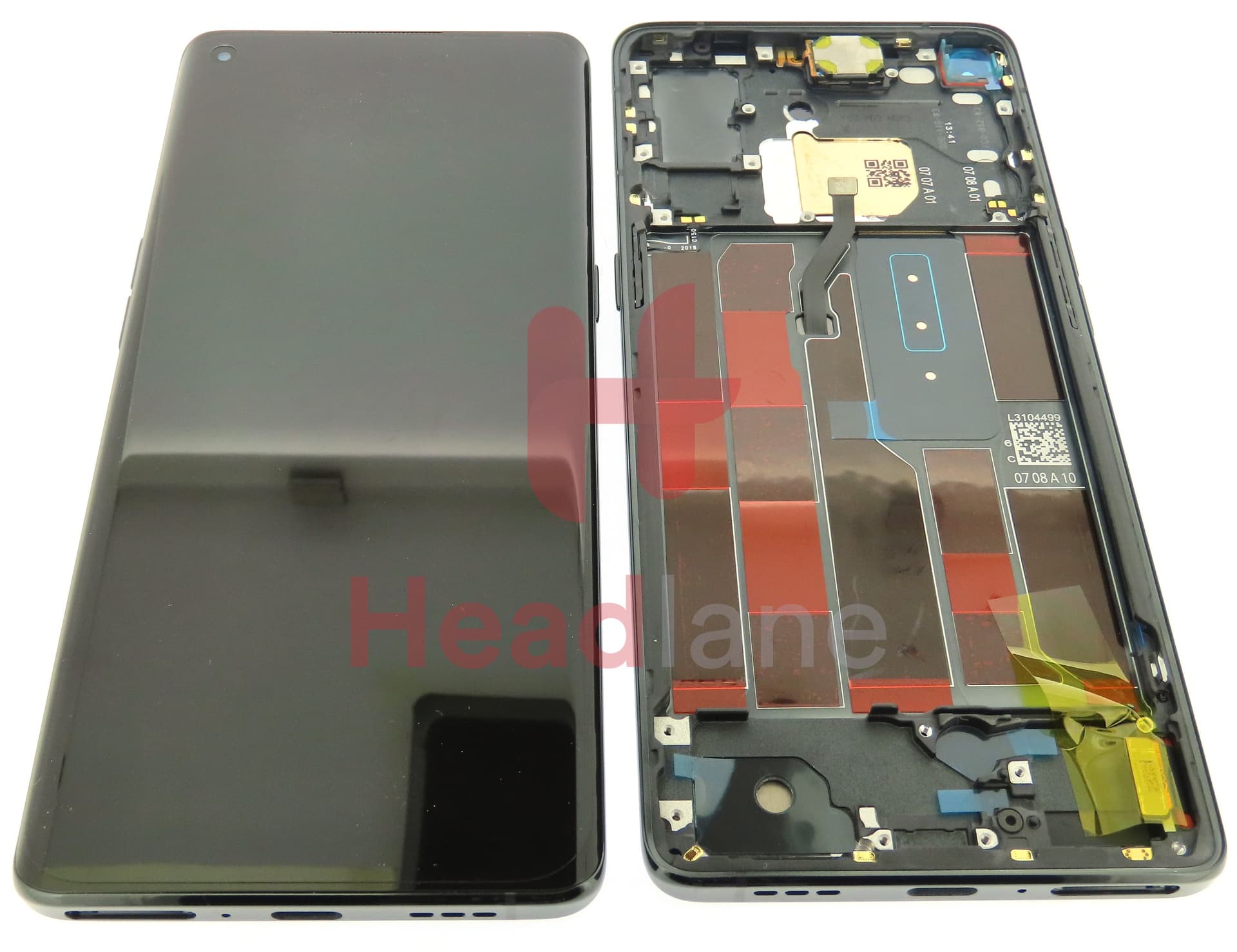Oppo CPH2089 Reno4 Pro 5G LCD Display / Screen + Touch - Black - view 2