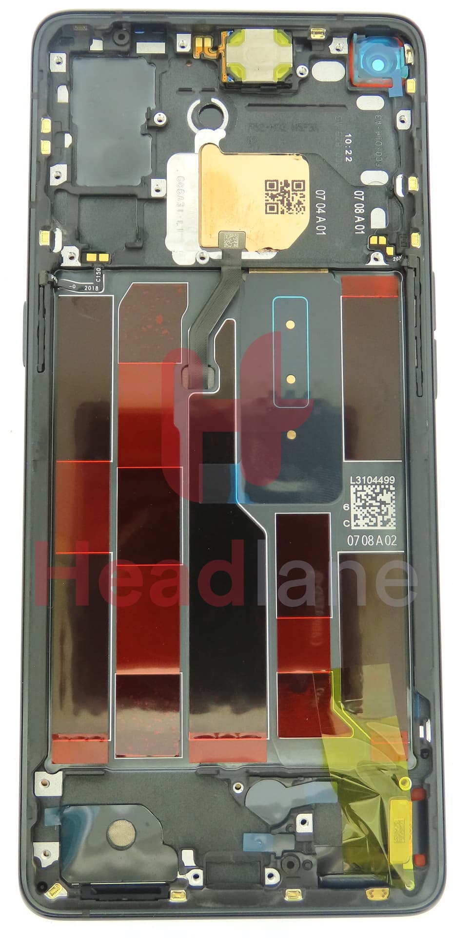 Oppo CPH2089 Reno4 Pro 5G LCD Display / Screen + Touch - Black - view 3