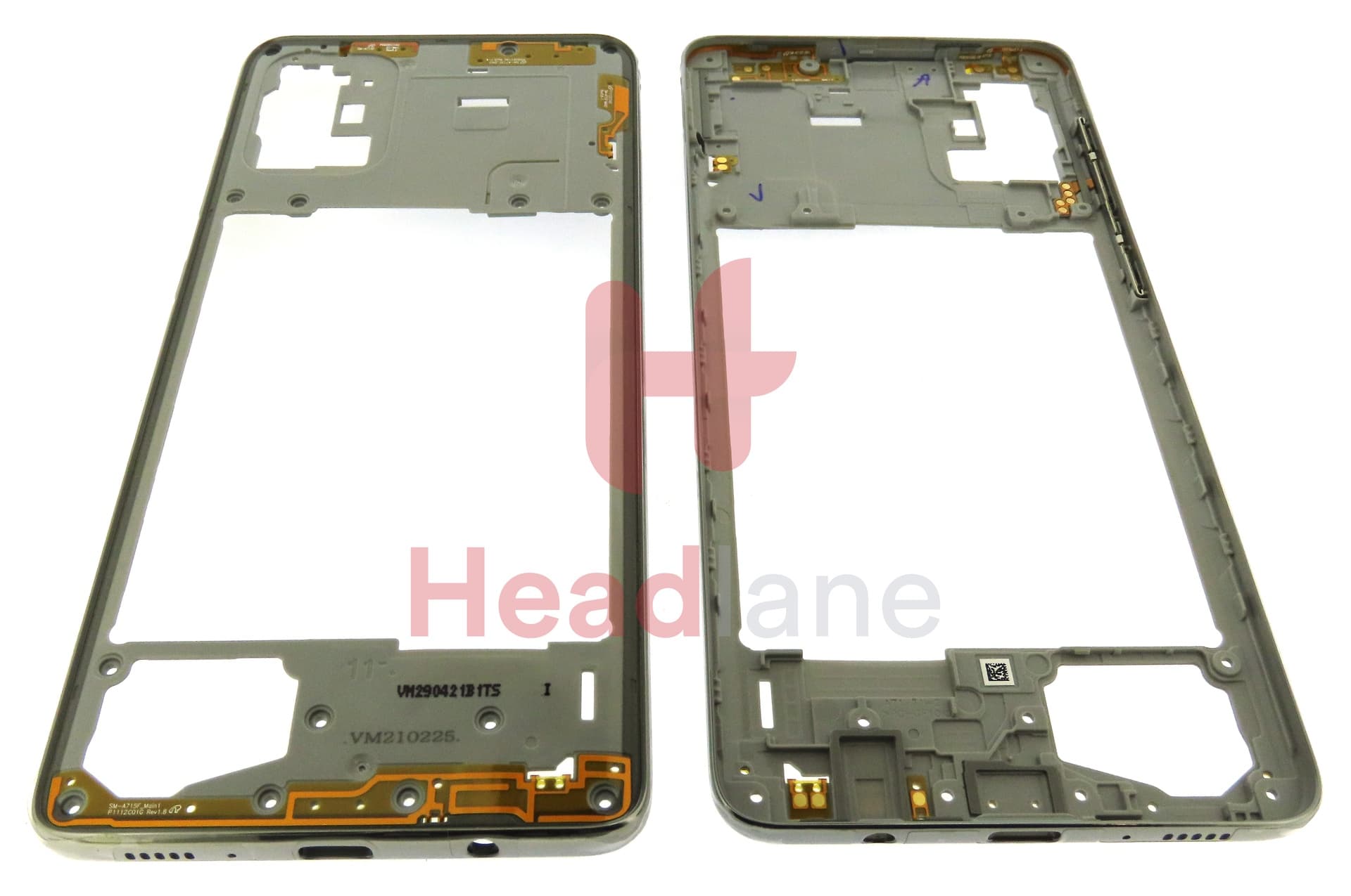 Samsung SM-A715 Galaxy A71 Middle Cover / Chassis - Silver - view 2