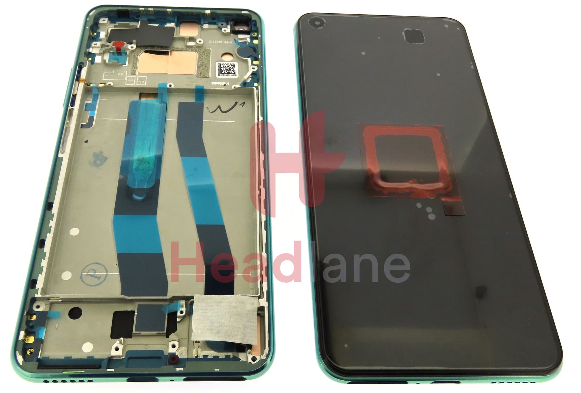 Xiaomi 11 Lite 5G NE LCD Display / Screen + Touch - Green - view 3