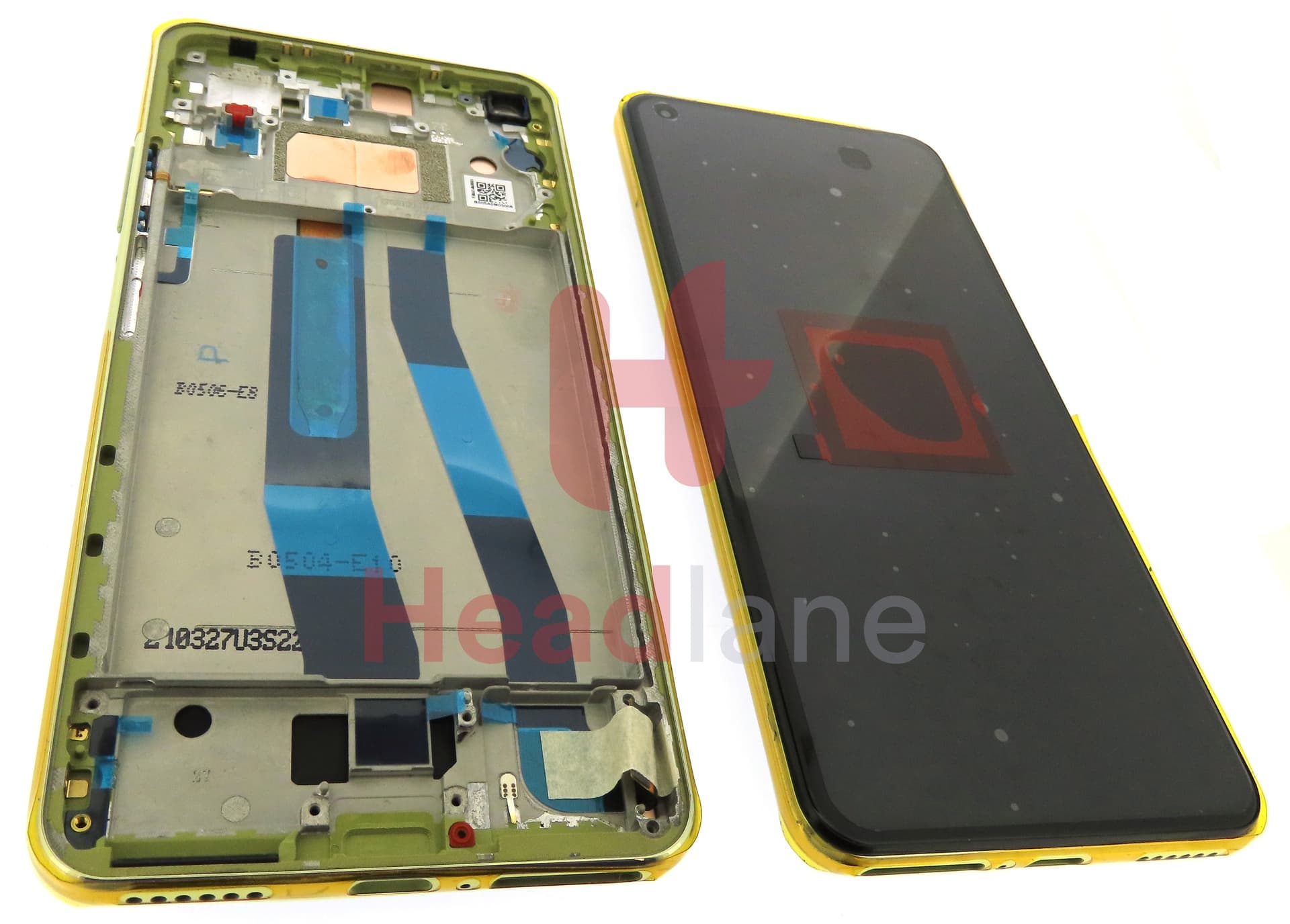 Xiaomi Mi 11 Lite 5G LCD Display / Screen + Touch - Yellow - view 2