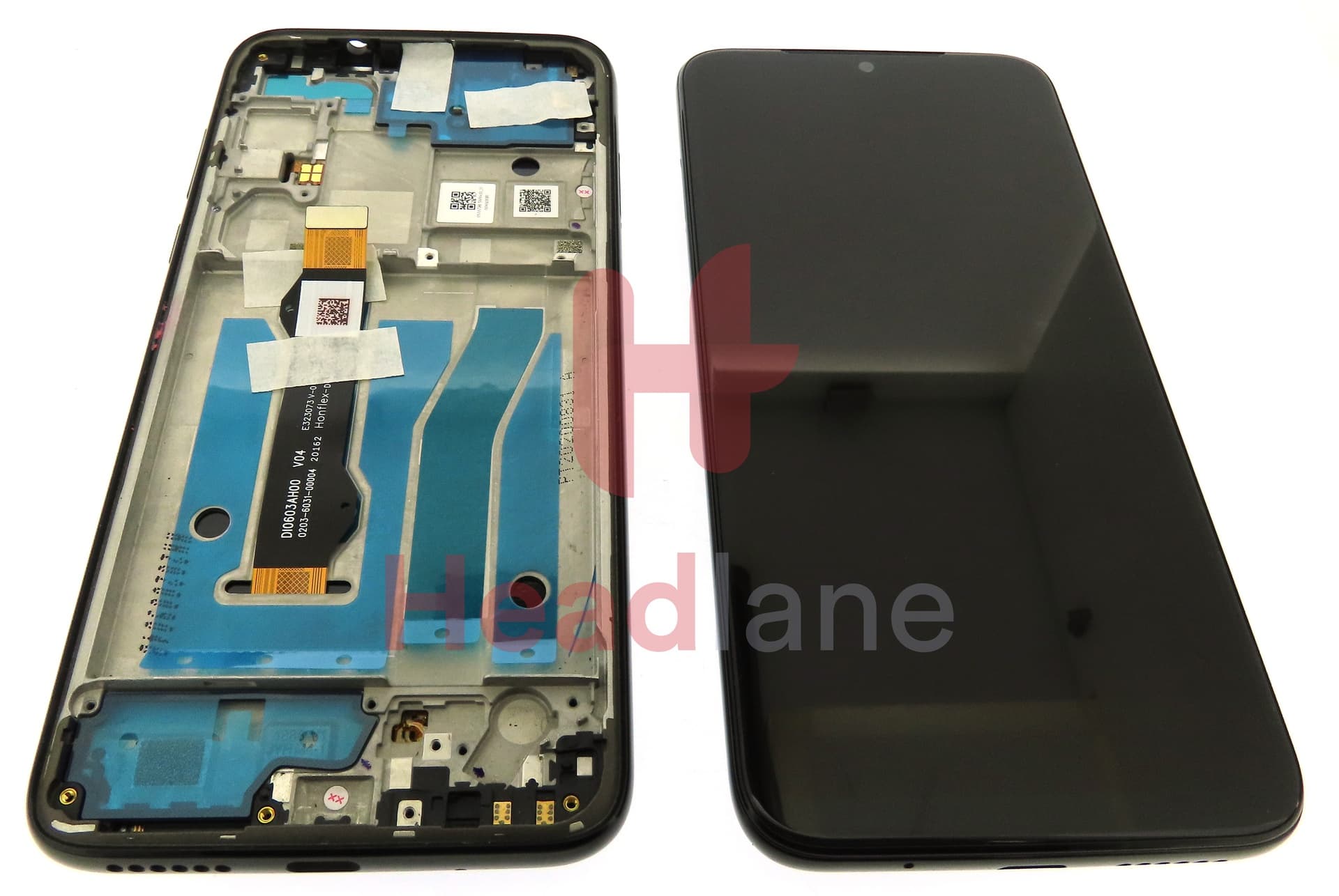 Motorola XT2019 Moto G8 Plus LCD Display / Screen + Touch - Black - view 3