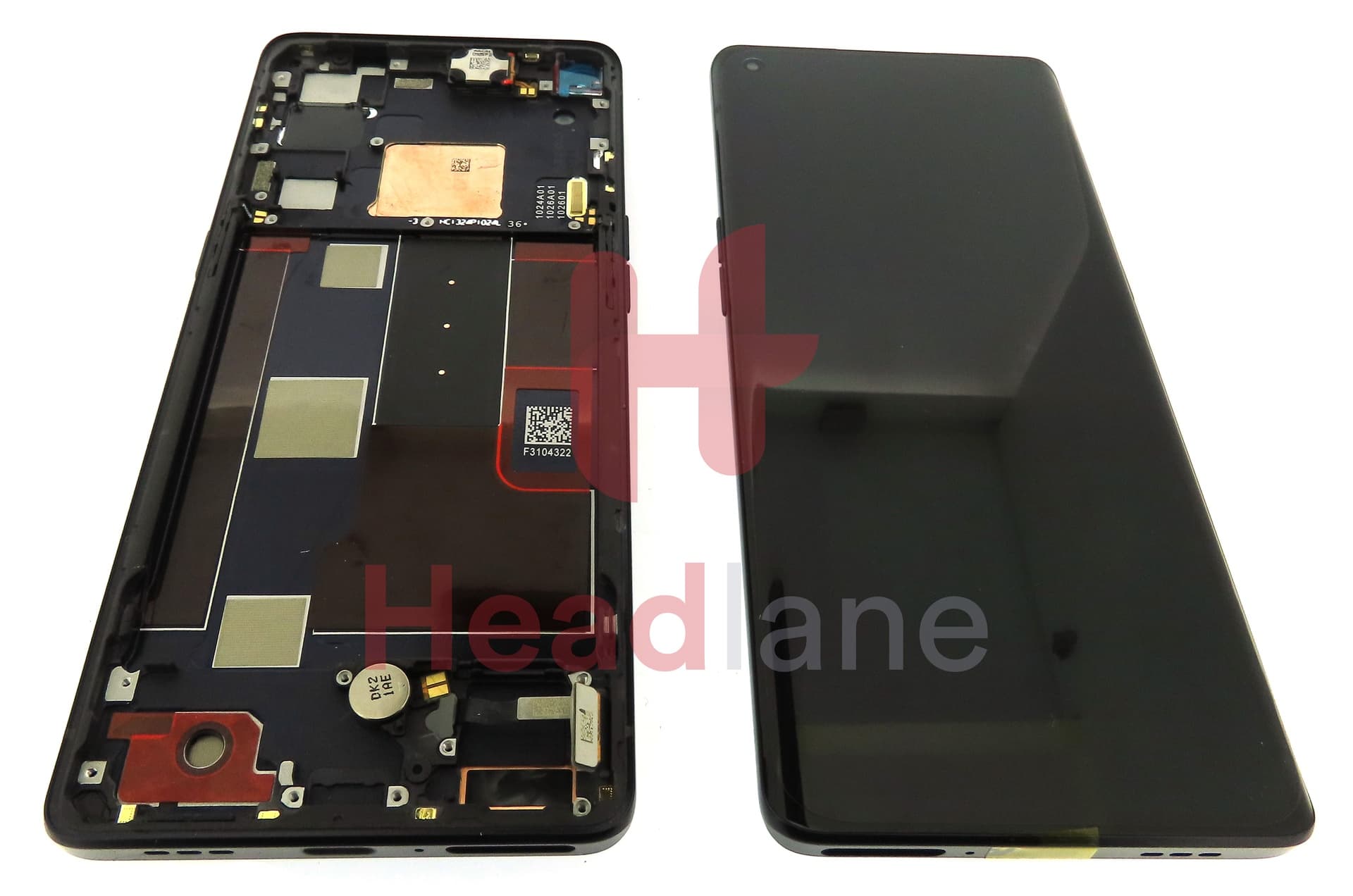 Oppo CPH2009 Find X2 Neo LCD Display / Screen + Touch - Black 3