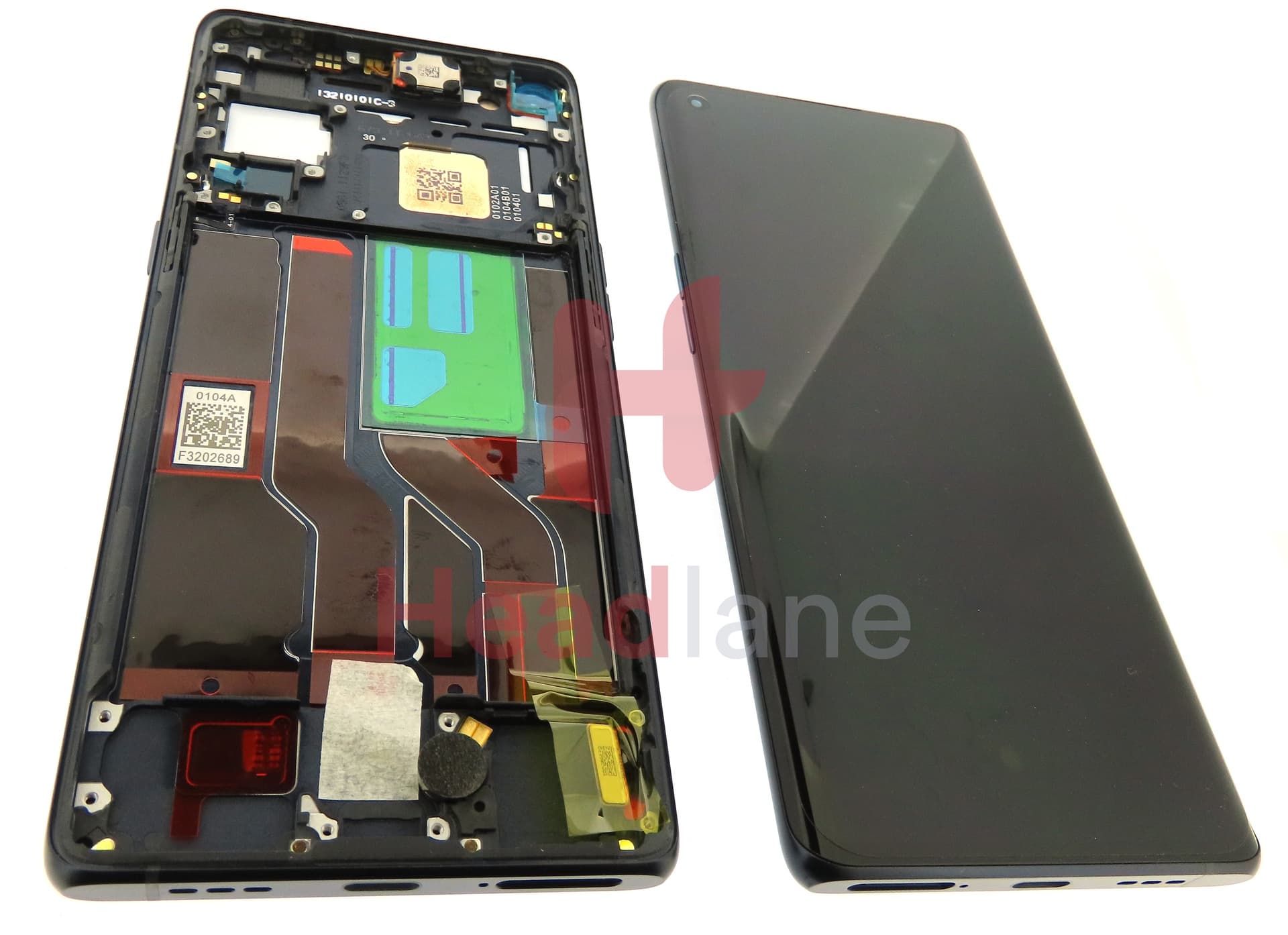 Oppo CPH2207 Find X3 Neo LCD Display / Screen + Touch - Black - view 2