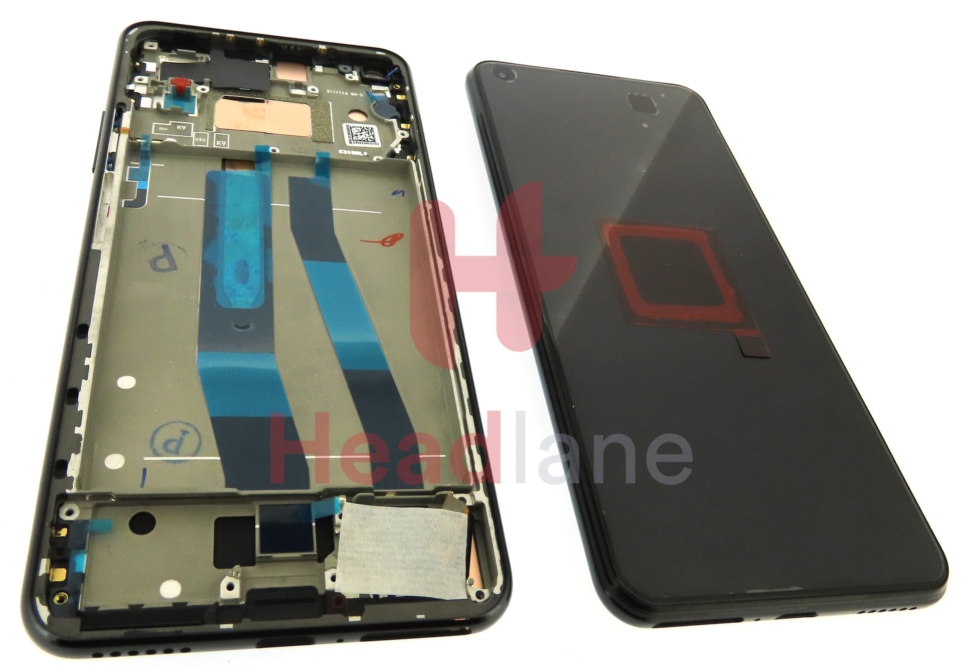 Xiaomi 11 Lite 5G NE LCD Display / Screen + Touch - Black - view 2