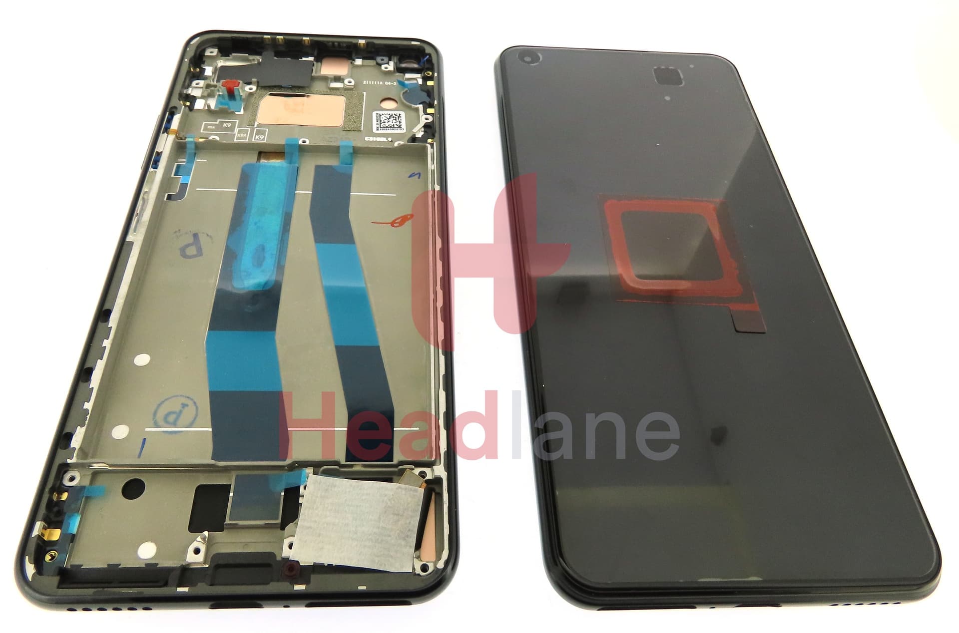 Xiaomi 11 Lite 5G NE LCD Display / Screen + Touch - Black - view 3