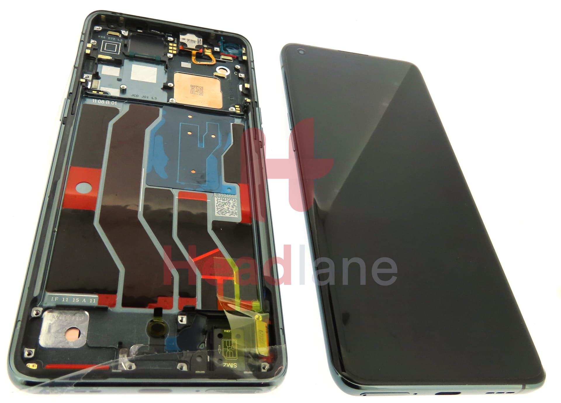 Oppo CPH2173 Find X3 Pro LCD Display / Screen + Touch - Black - view 2