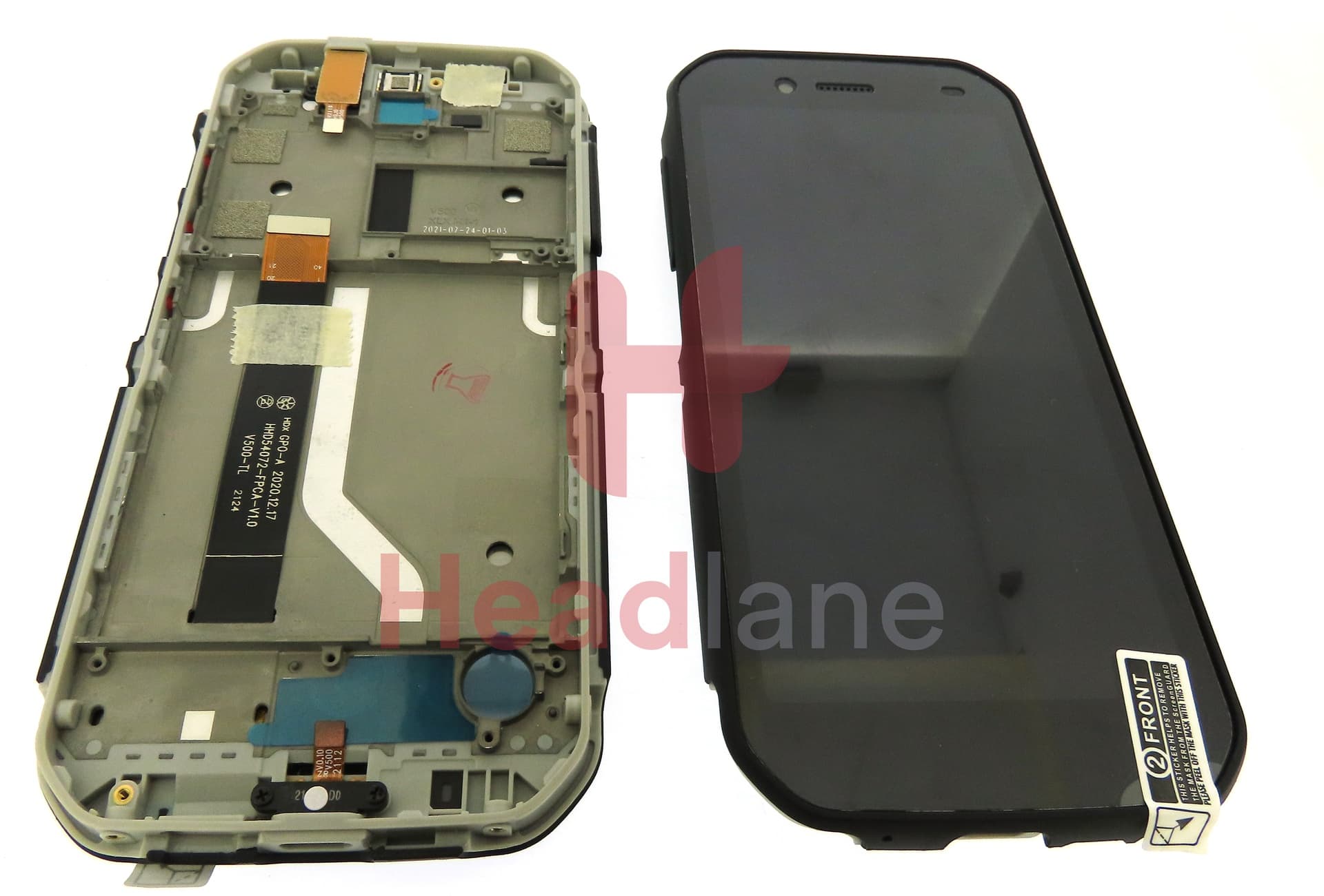 Caterpillar CAT S42 LCD Display / Screen + Touch + Frame - view 3