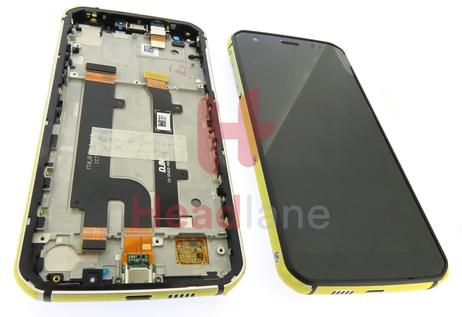 Caterpillar CAT S52 LCD Display / Screen + Touch + Frame - view 2