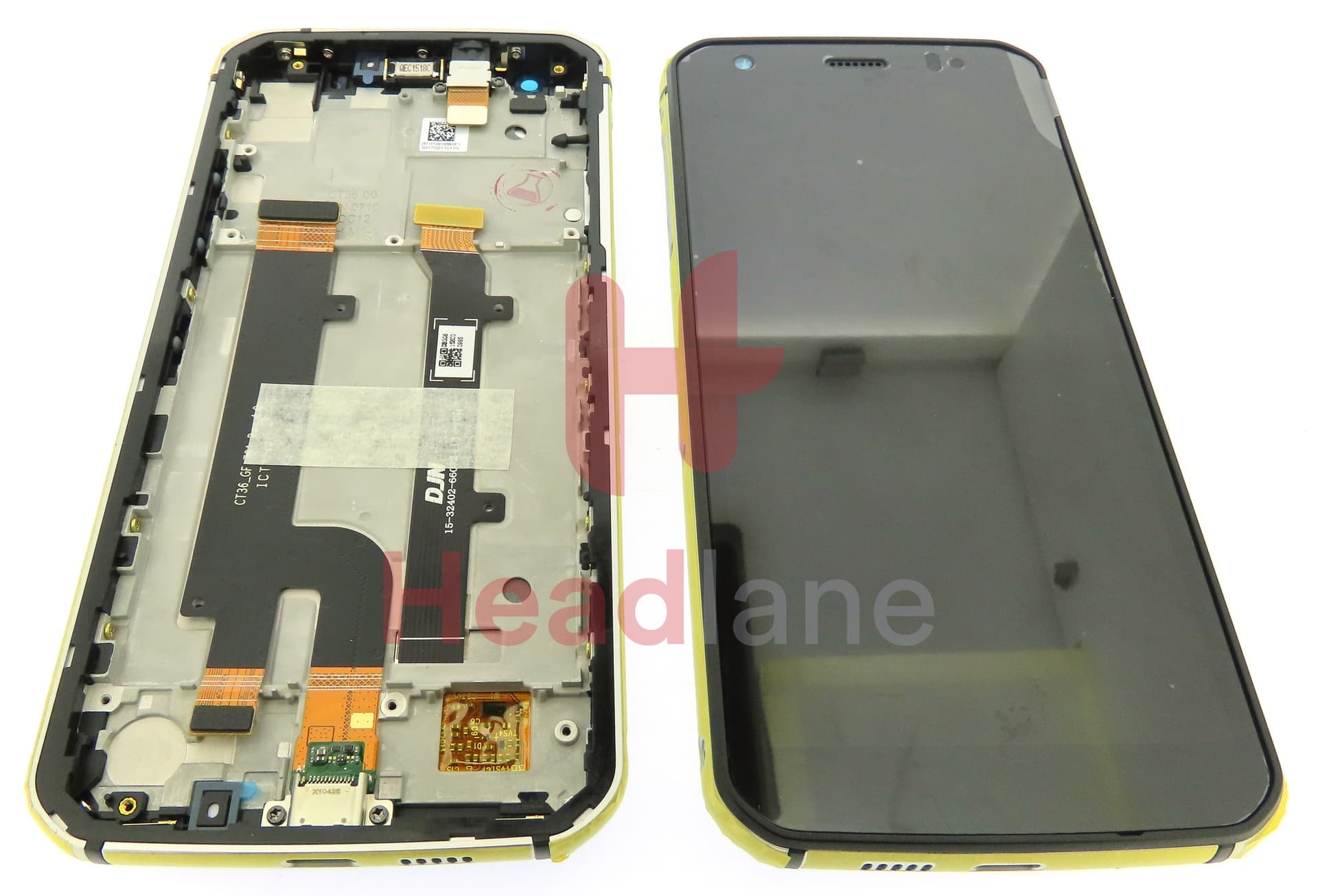 Caterpillar CAT S52 LCD Display / Screen + Touch + Frame - view 3