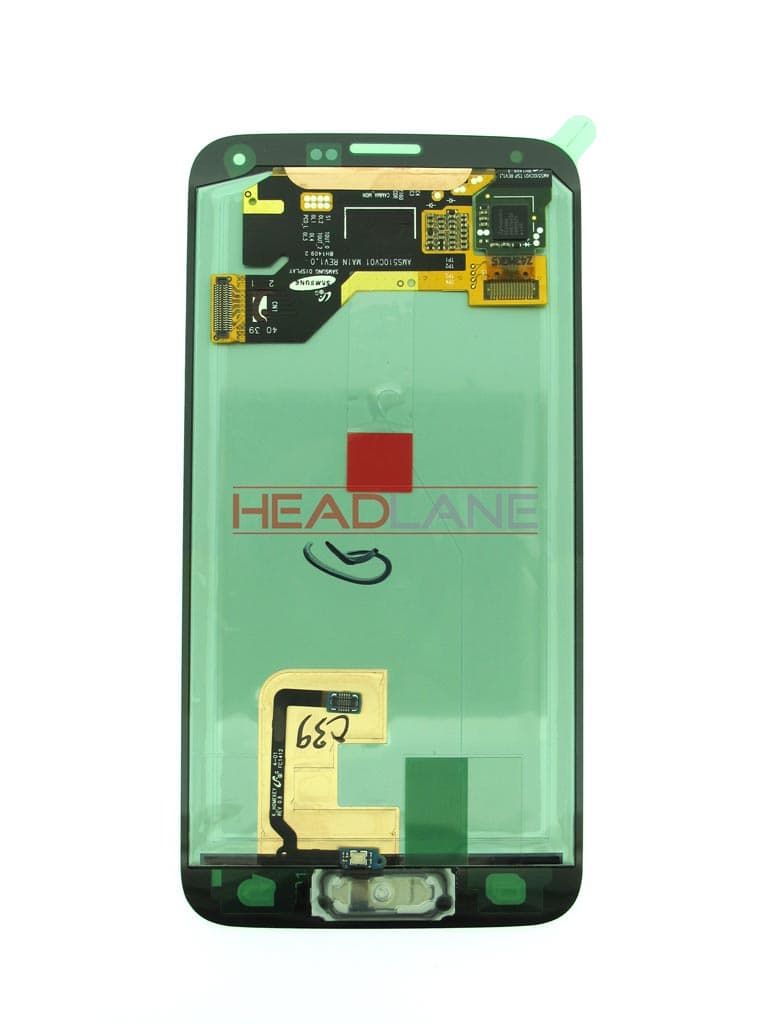 Samsung SM-G900F Galaxy S5 LCD Display / Screen + Touch - Black - view 2