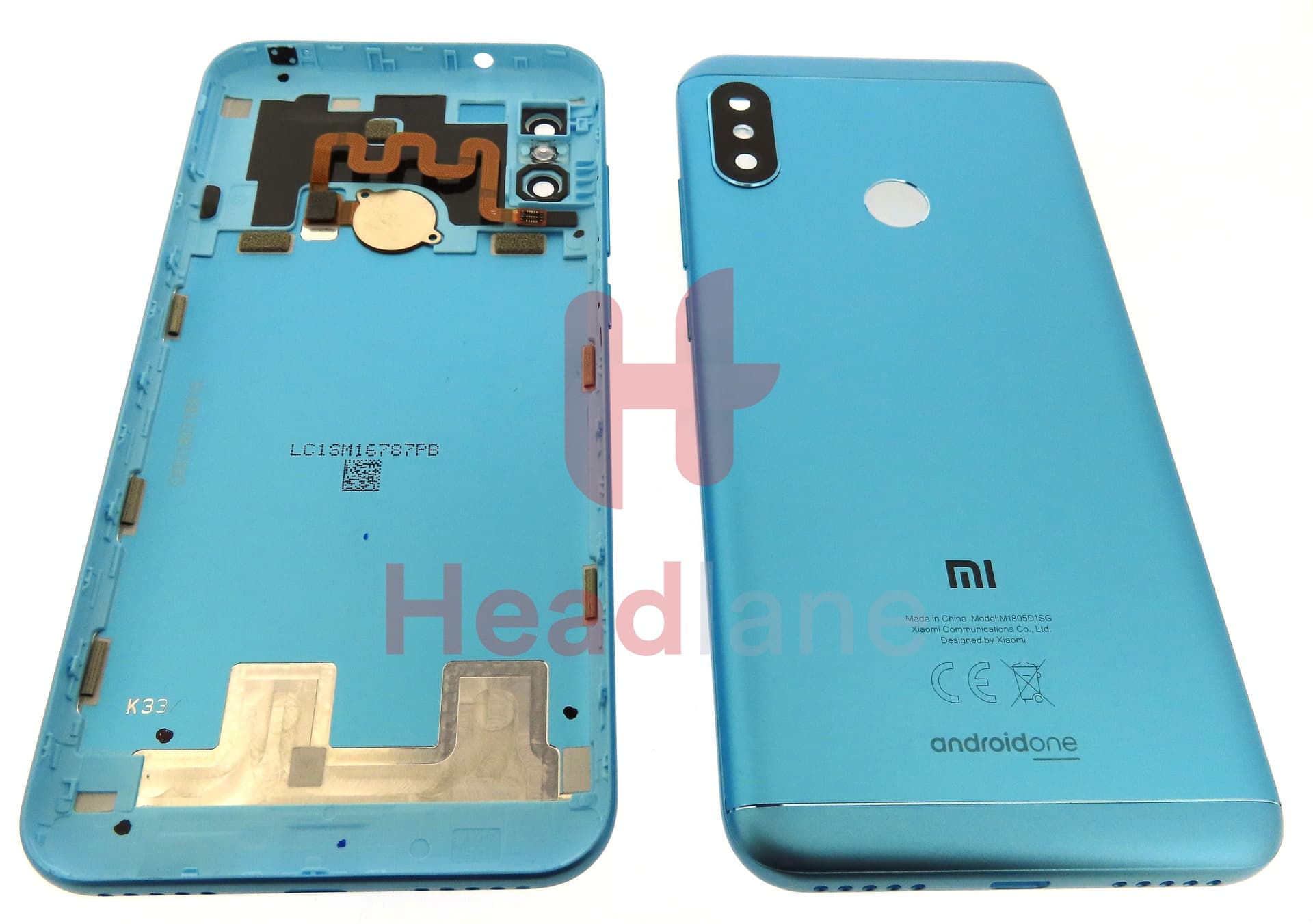 Xiaomi Mi A2 Lite / Redmi 6 Pro Back / Battery Cover - Blue - view 3