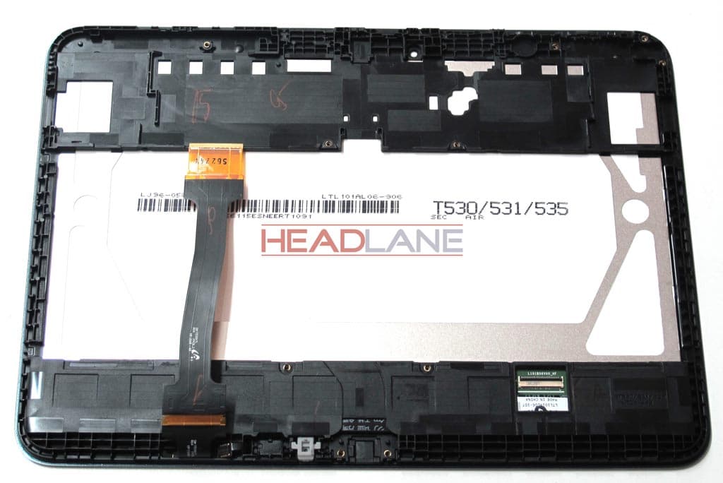 Samsung SM-T530 Galaxy Tab 4 10.1 LCD Display / Screen + Touch - Black - view 2