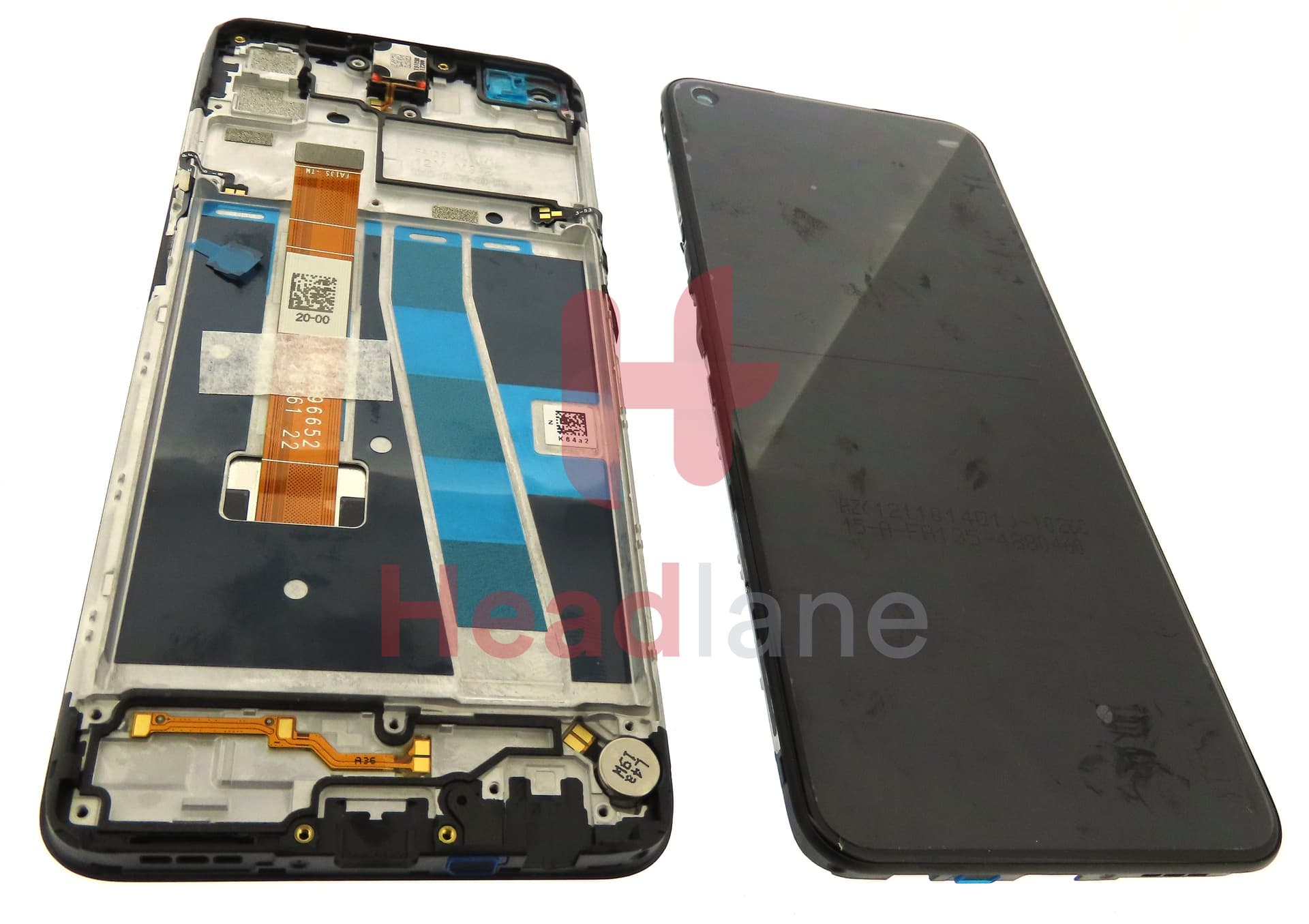 Oppo CPH2069 A52 LCD Display / Screen + Touch - Black - view 2