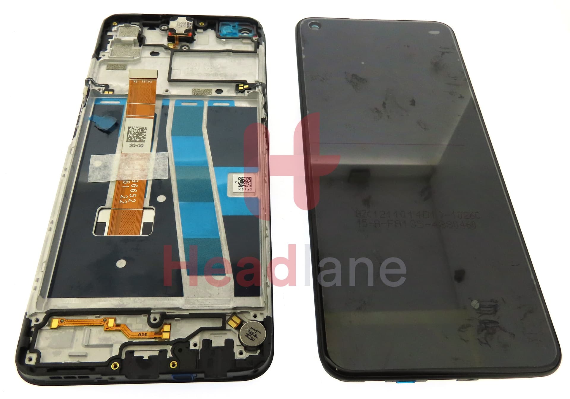 Oppo CPH2069 A52 LCD Display / Screen + Touch - Black - view 3