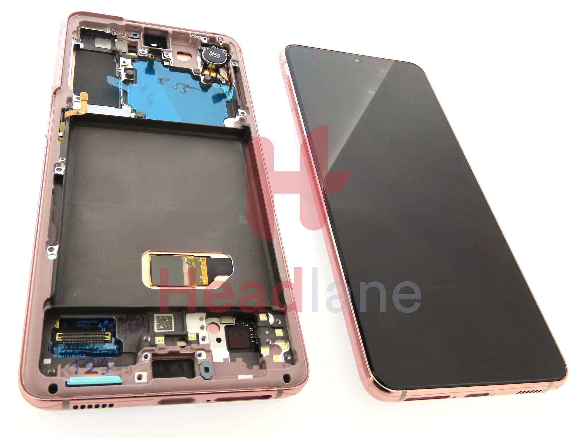 Samsung SM-G991 Galaxy S21 5G LCD Display / Screen + Touch - Phantom Pink (Without Camera) - view 2