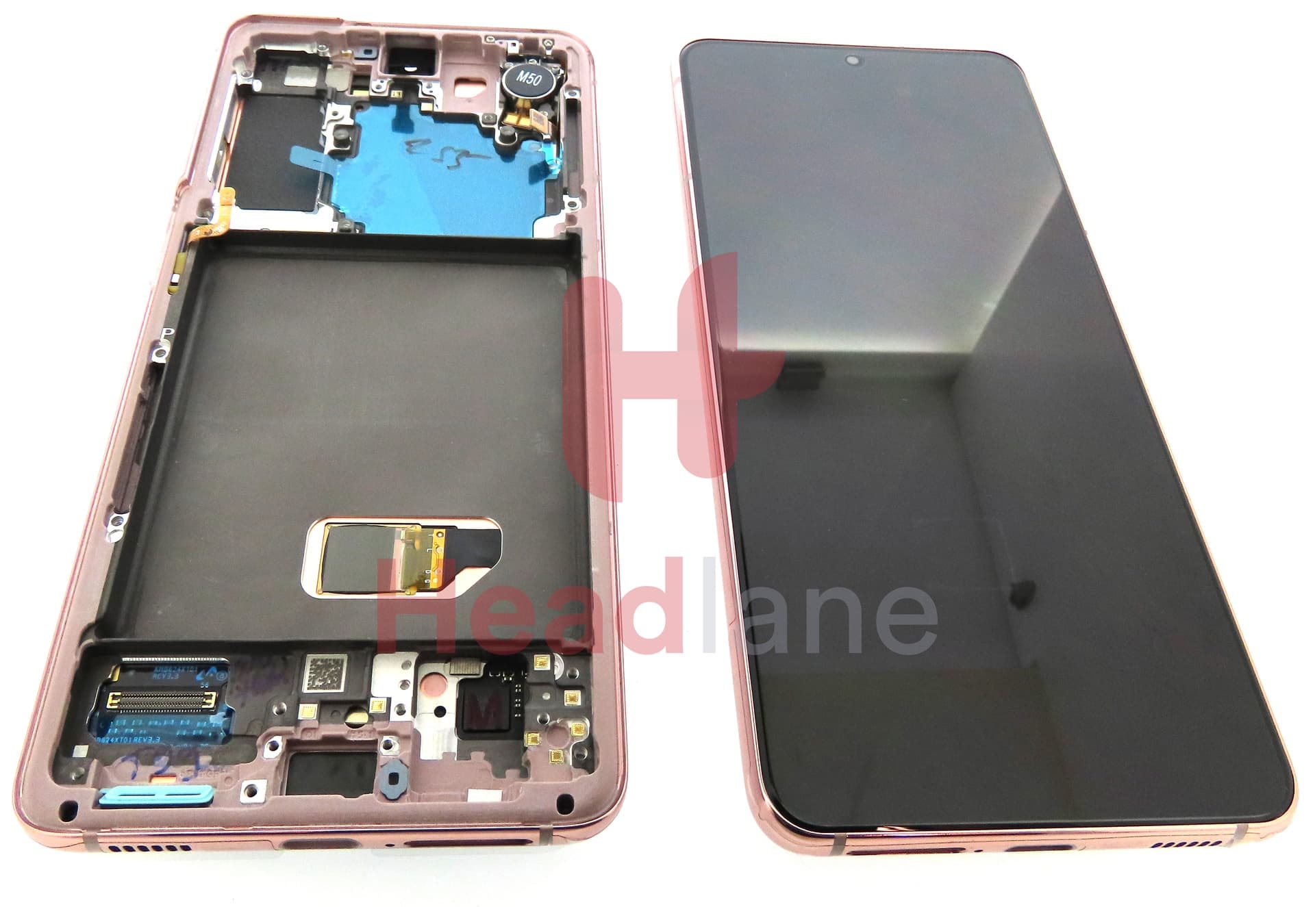 Samsung SM-G991 Galaxy S21 5G LCD Display / Screen + Touch - Phantom Pink (Without Camera) - view 3