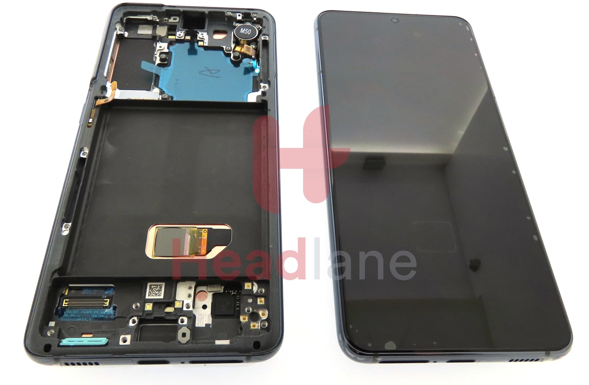 Samsung SM-G991 Galaxy S21 5G LCD Display / Screen + Touch - Phantom Grey (Without Camera) - view 3