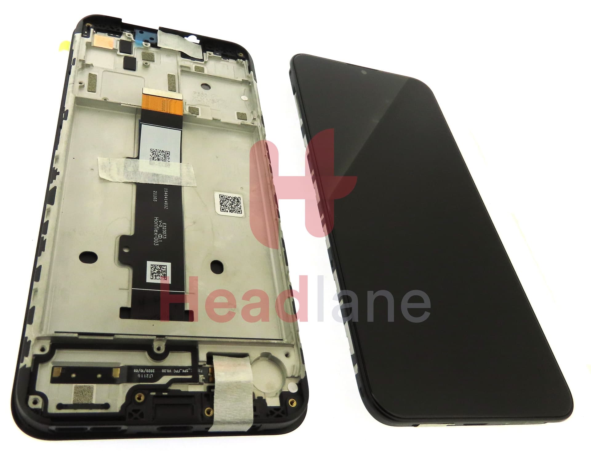 Motorola XT2127 Moto G10  LCD Display / Screen + Touch - Black - view 2