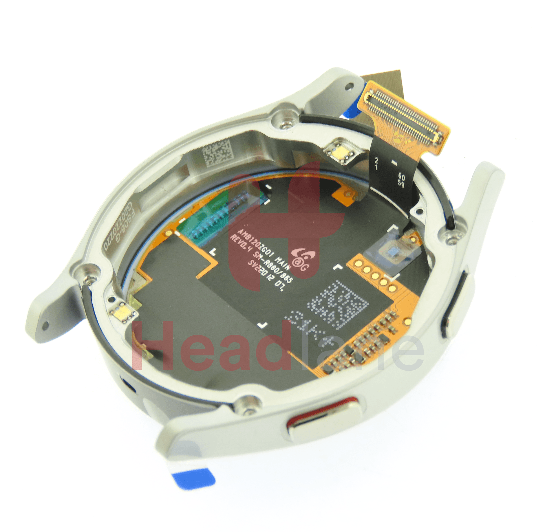 Samsung SM-R865 Galaxy Watch4 40mm 4G LCD Display / Screen + Touch - Silver - view 2