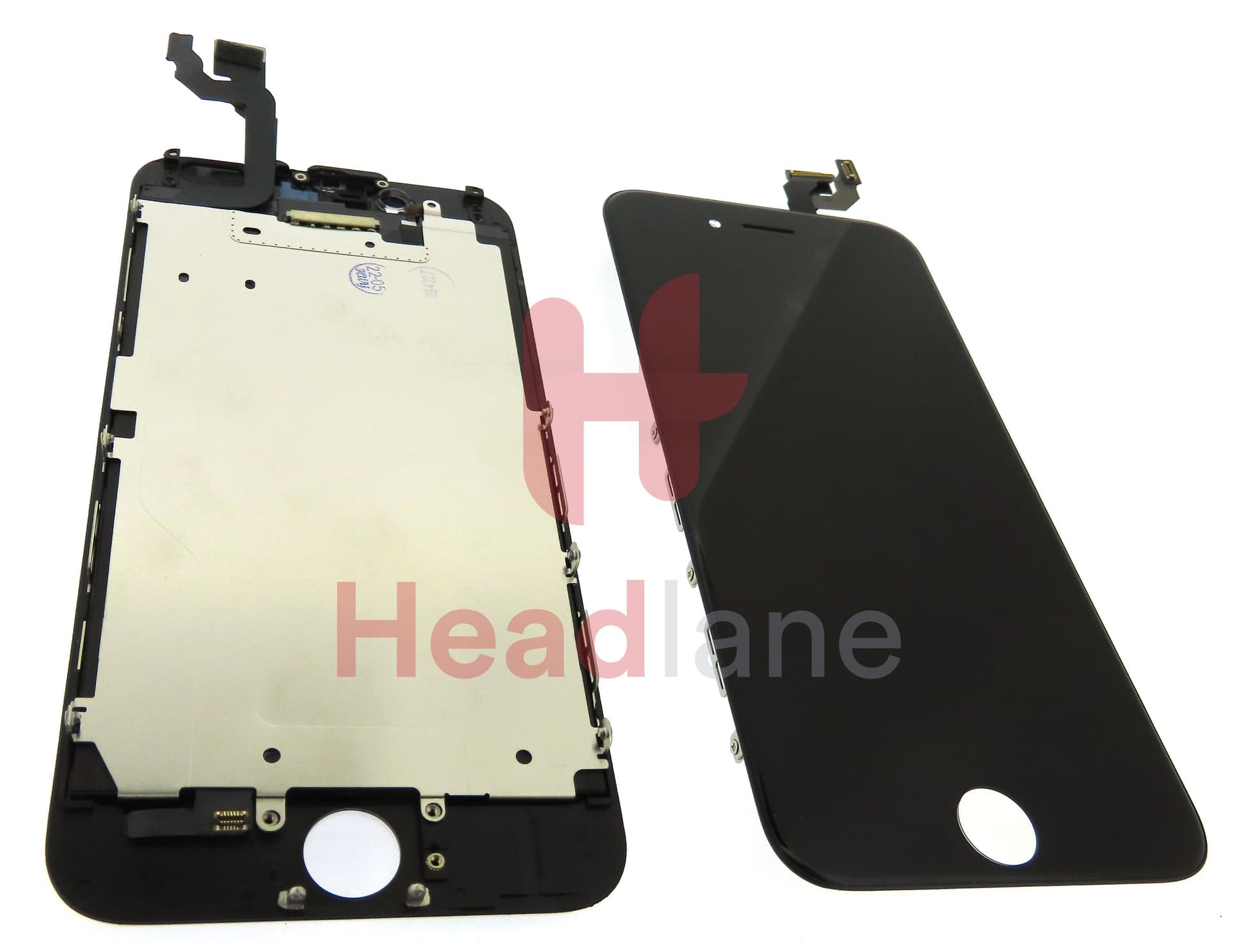 Apple iPhone 6 LCD Display / Screen (FOG) - Black (ZY) - view 2