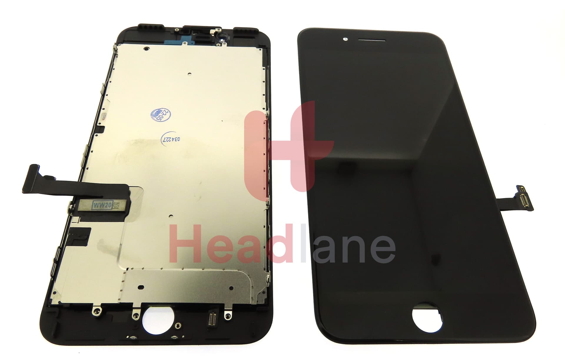 Apple iPhone 7 Plus LCD Display / Screen (FOG) - Black - view 3