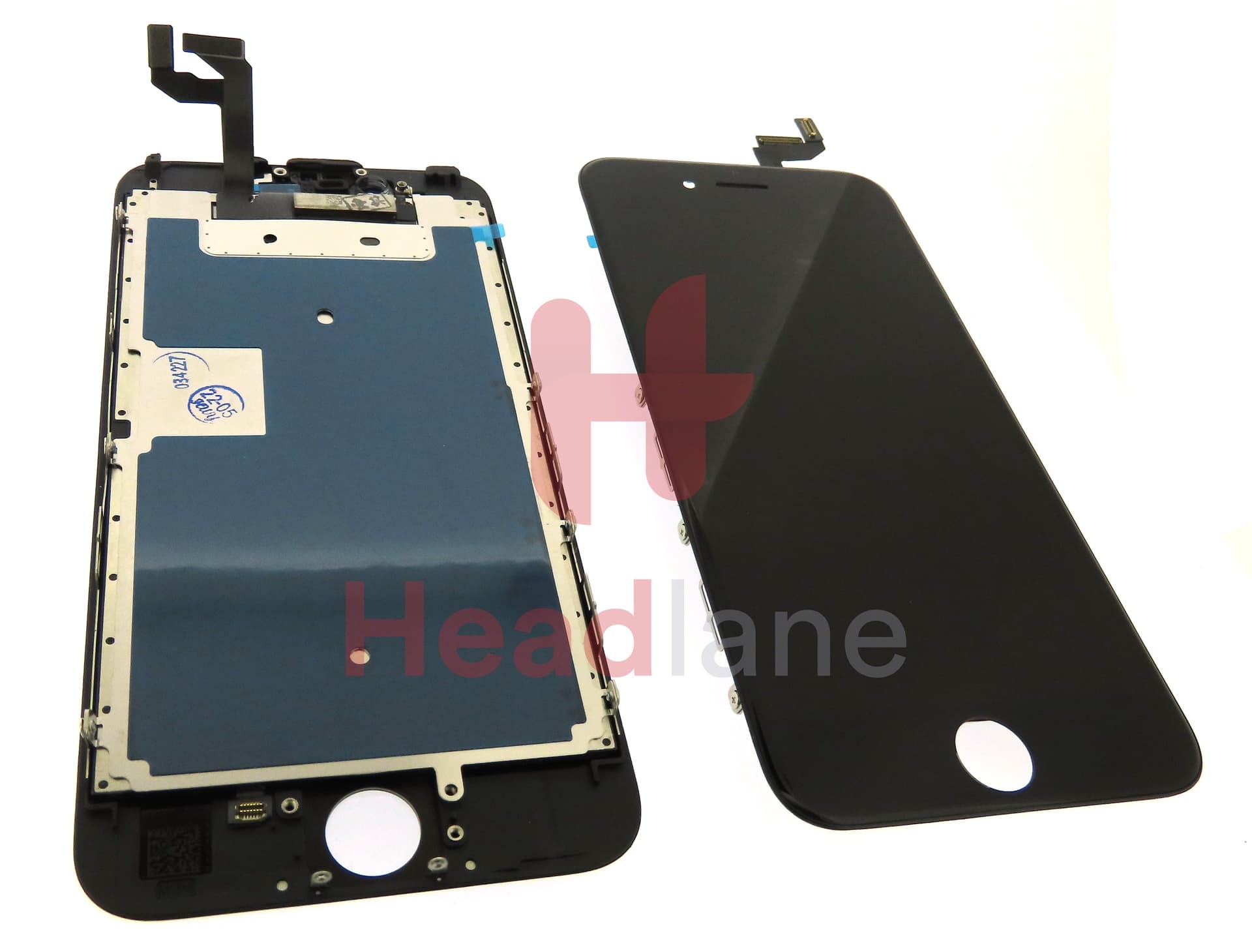 Apple iPhone 6S LCD Display / Screen (FOG) - Black (ZY) - view 2