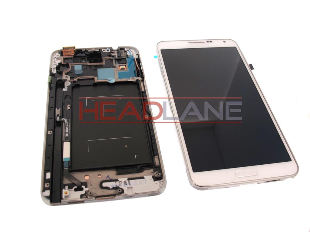 Samsung SM-N9005 Galaxy Note 3 LTE LCD Display / Screen + Touch - White - view 2