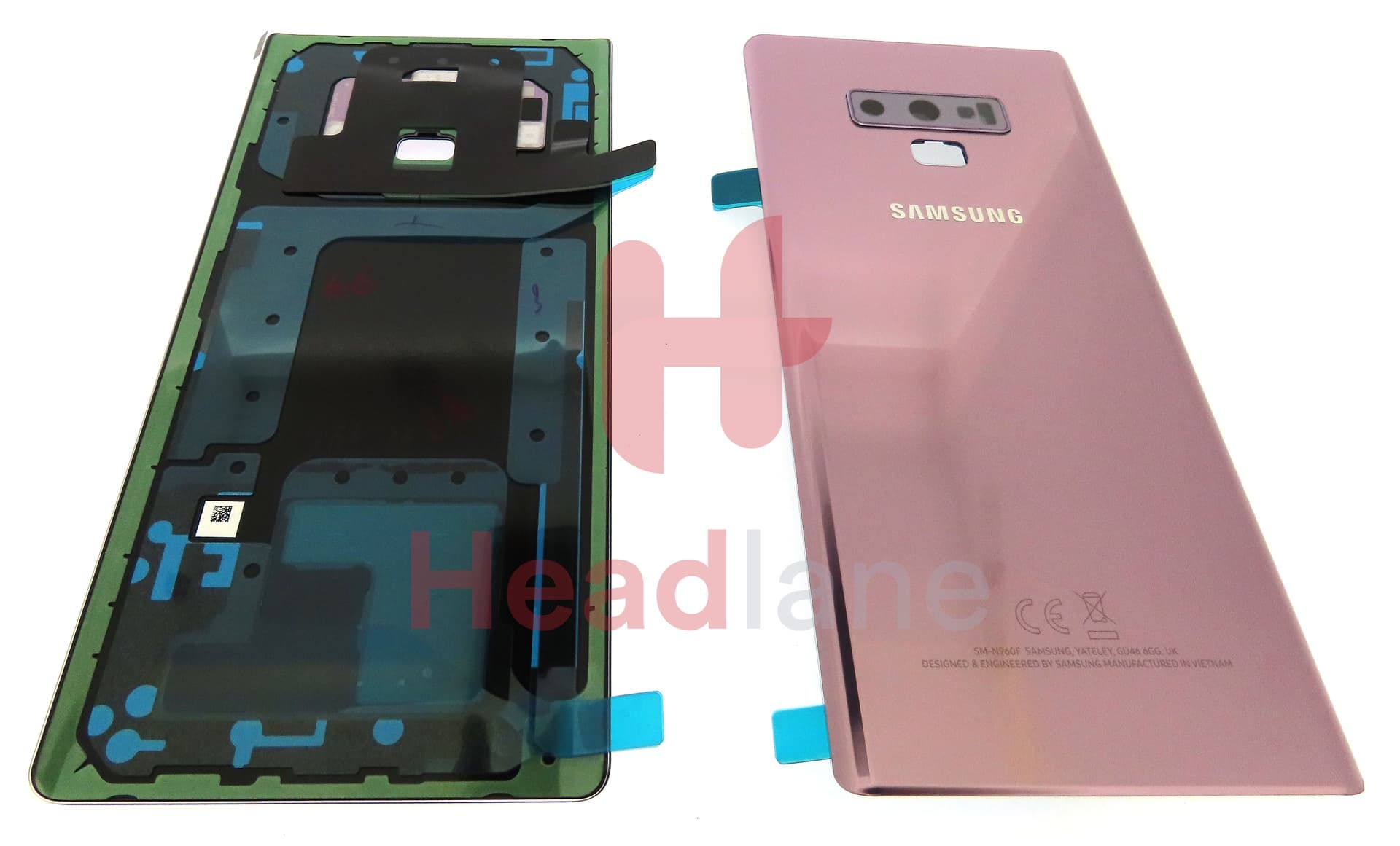 Samsung SM-N960 Galaxy Note 9 Battery Cover - Lavender (No DS on Back) - view 3