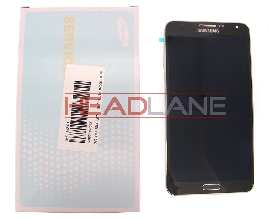 Samsung SM-N9005 Galaxy Note 3 LTE LCD Display / Screen + Touch - Black - view 2