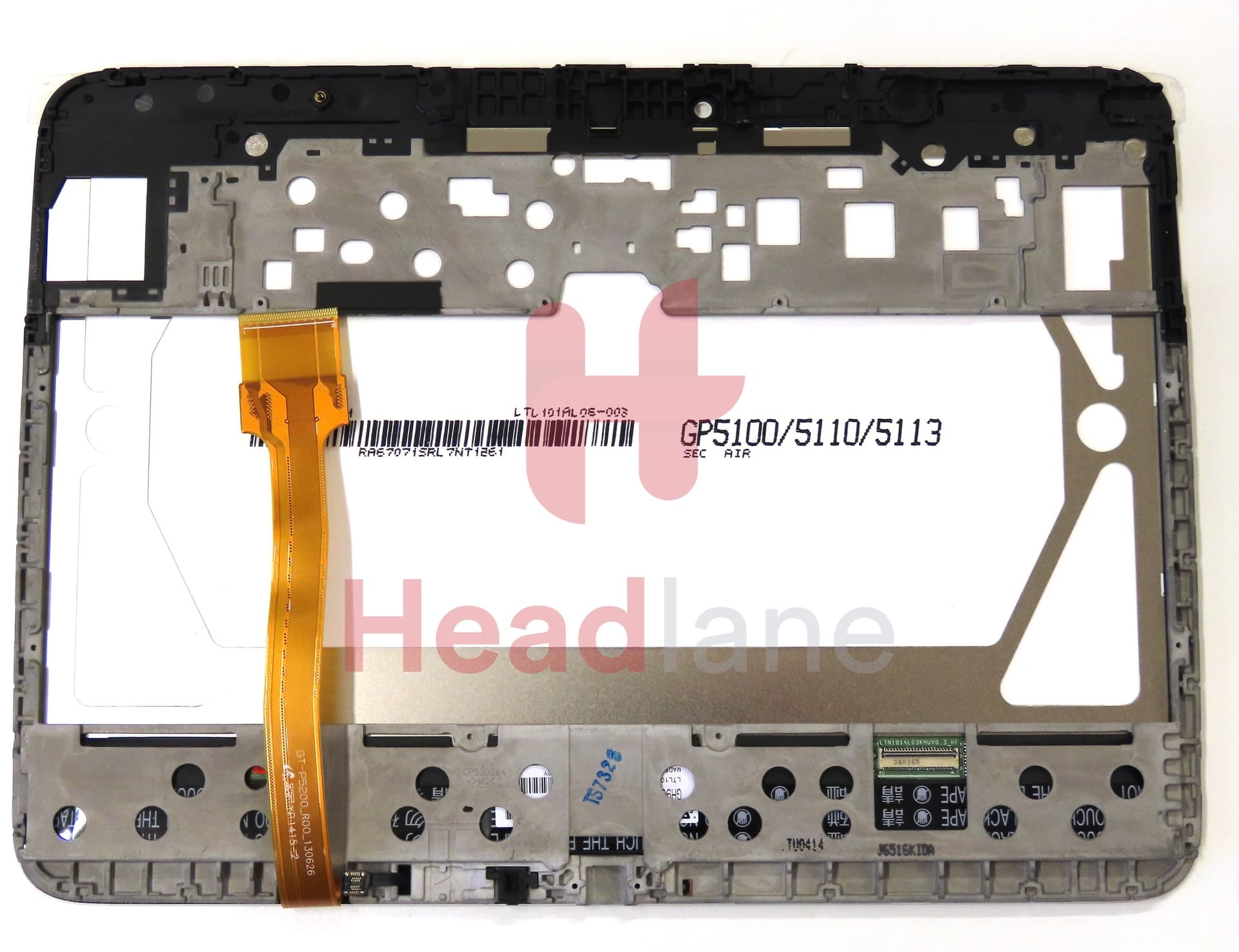 Samsung GT-P5200 Galaxy Tab 3 10.1 LCD Display / Screen + Touch - White - view 2